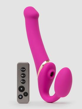 Strap-On-Me Licking Remote Control Vibrating Strapless Strap-On