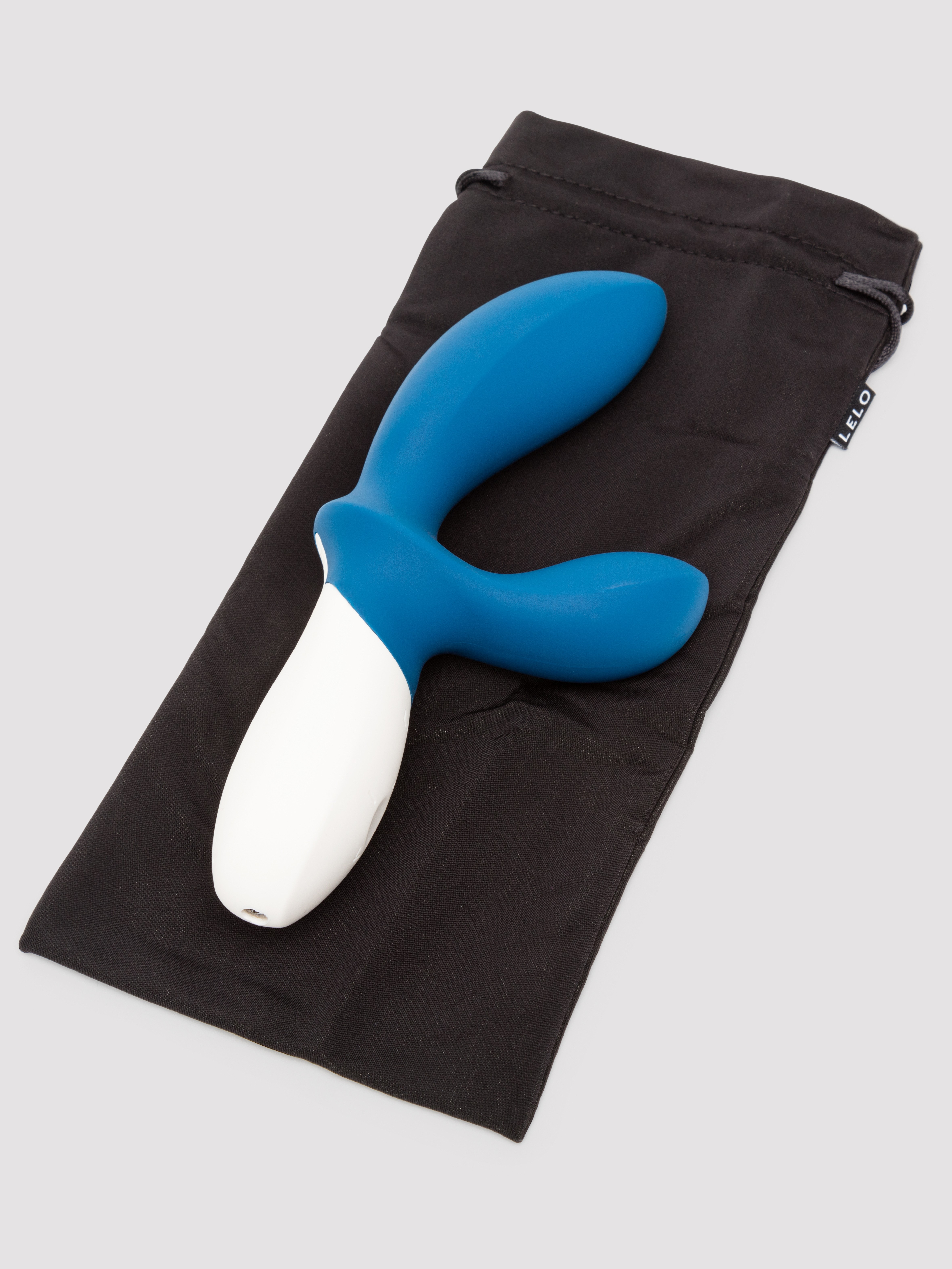 Lelo Loki Wave 2 Rechargeable Rotating and Vibrating Prostate Massager, Blue, hi-res