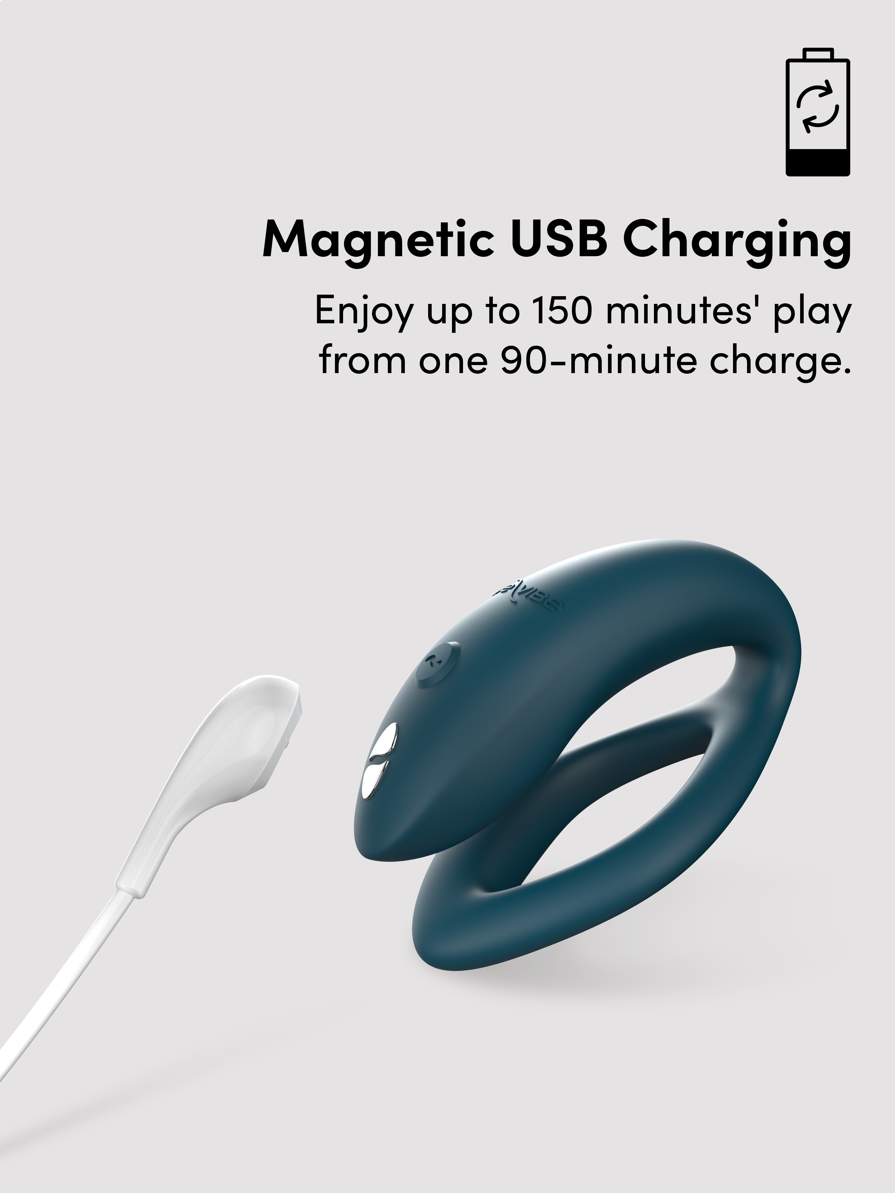 We-Vibe Sync O Remote and App Controlled Rechargeable Couple's Vibrator, Green, hi-res