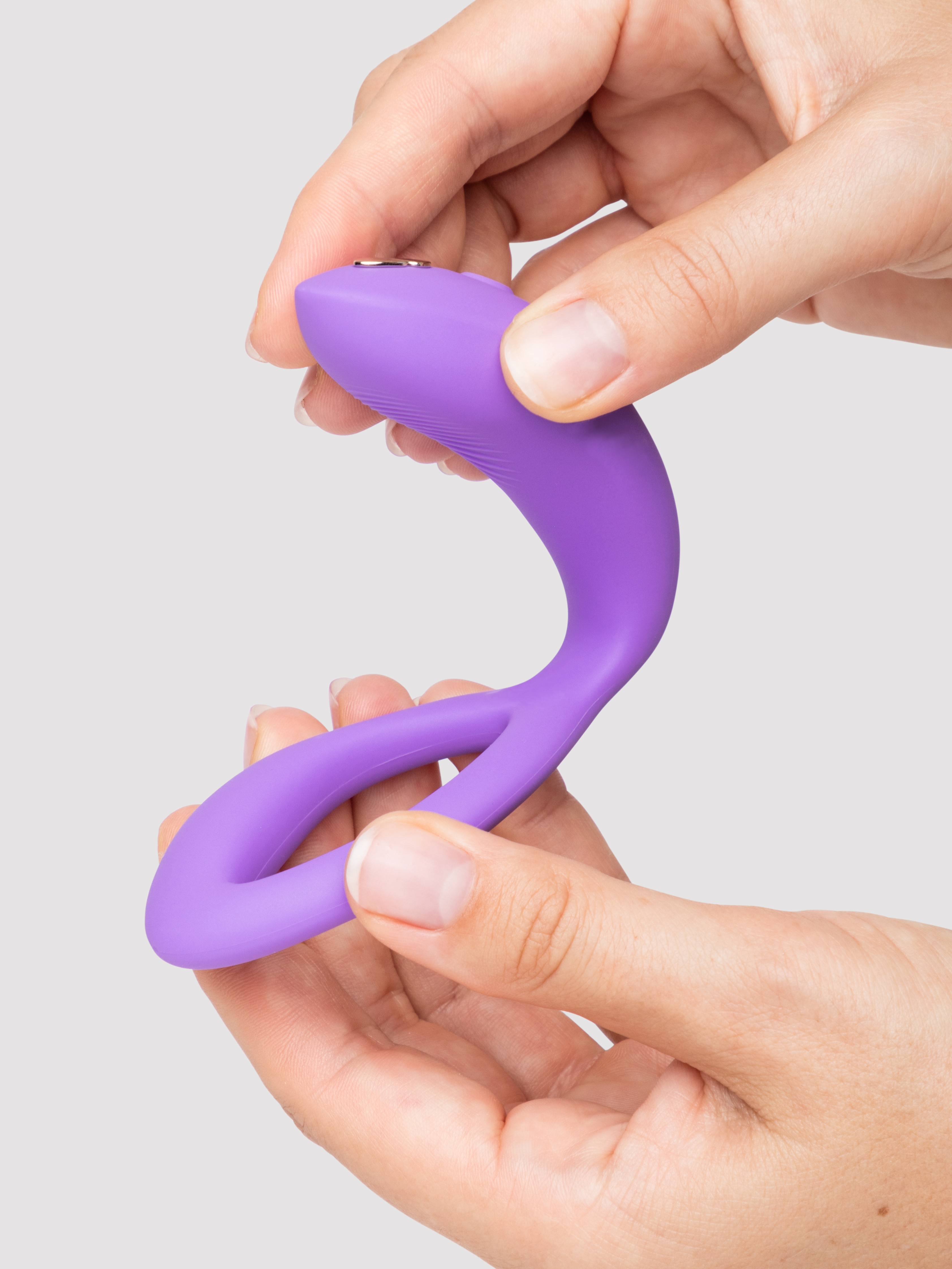 We-Vibe Sync O Remote and App Controlled Rechargeable Couple's Vibrator, Purple, hi-res