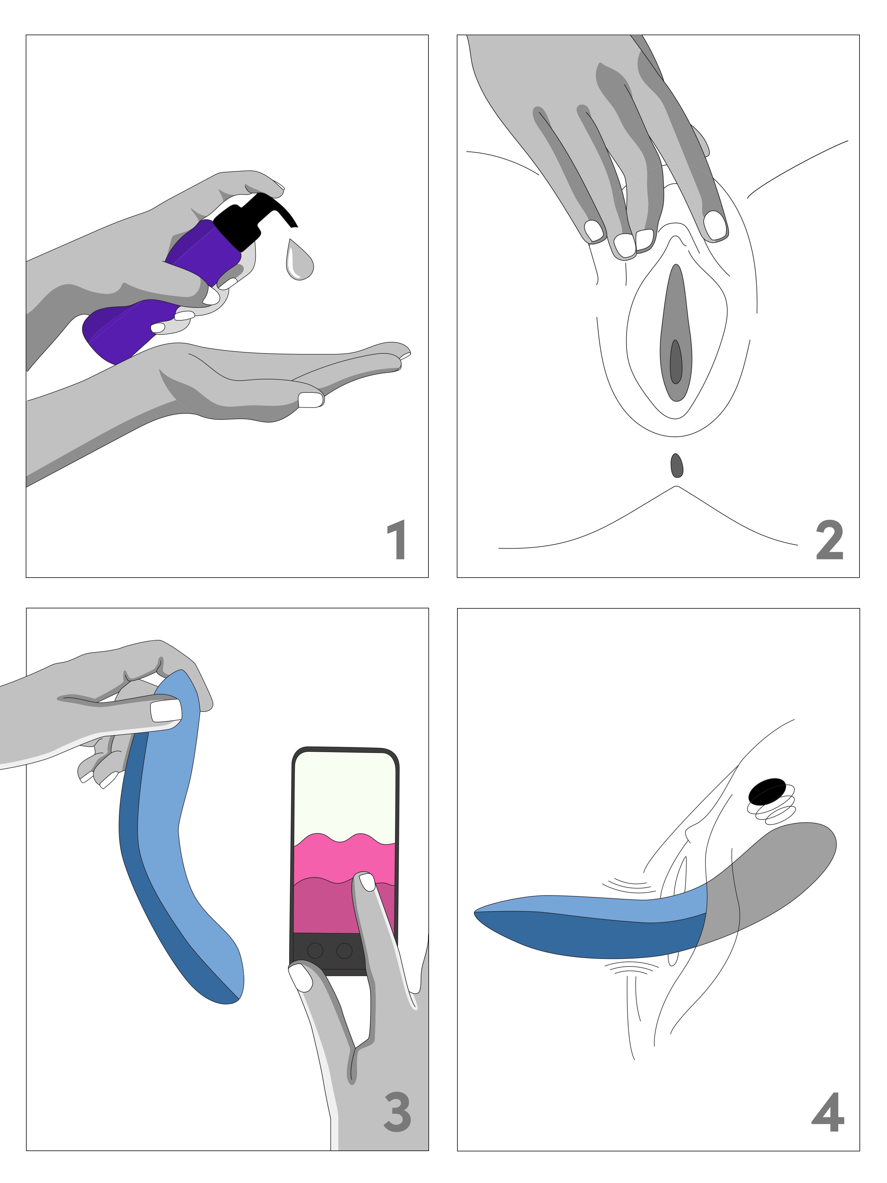 We-Vibe Rave 2 App Controlled G-Spot Vibrator, Blue, hi-res