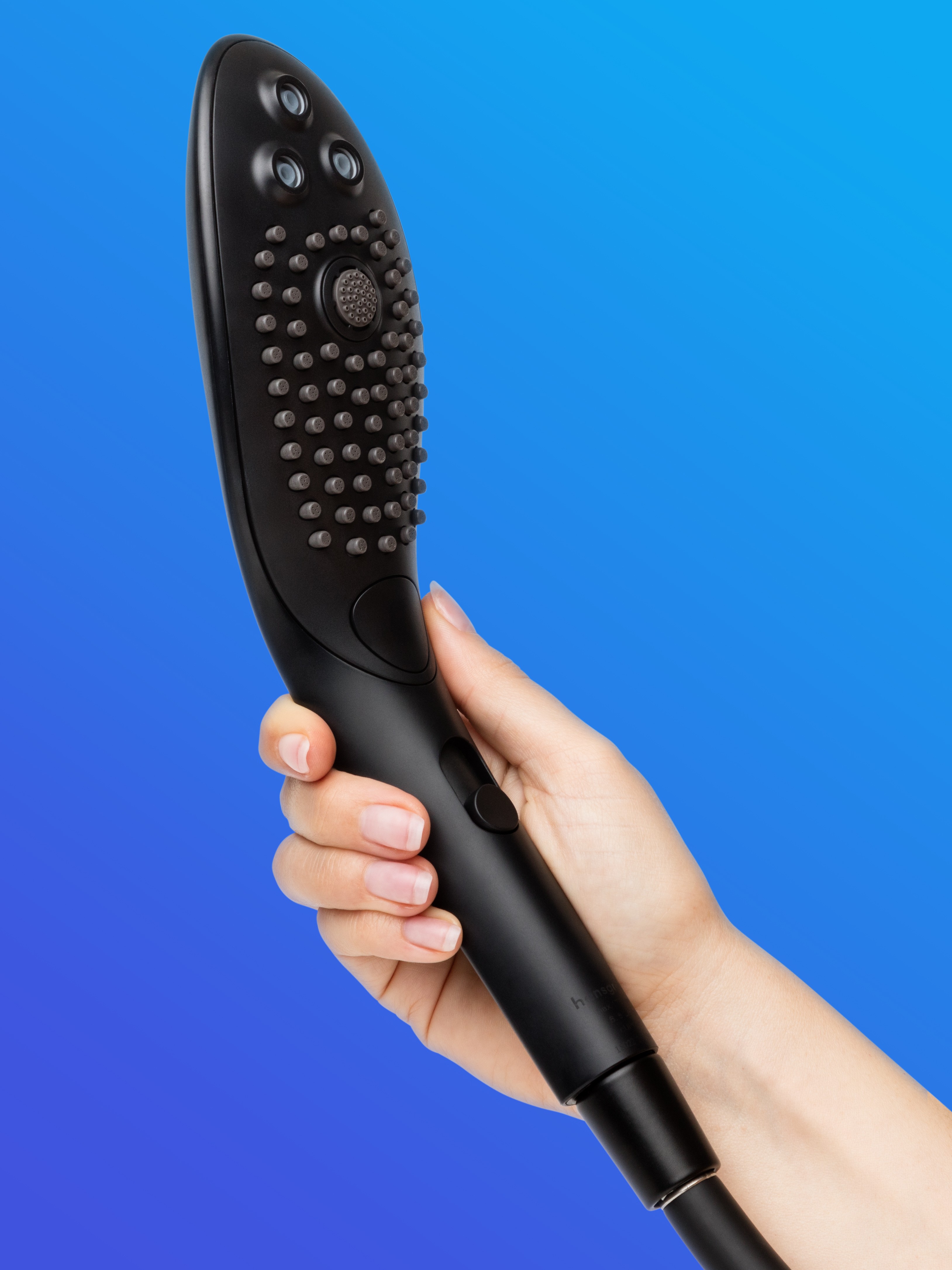 Image of Womanizer X hansgrohe Wave Clitoral Stimulation Shower Head - Black