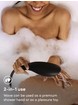 Womanizer X hansgrohe Wave Clitoral Stimulation Shower Head, Black, hi-res