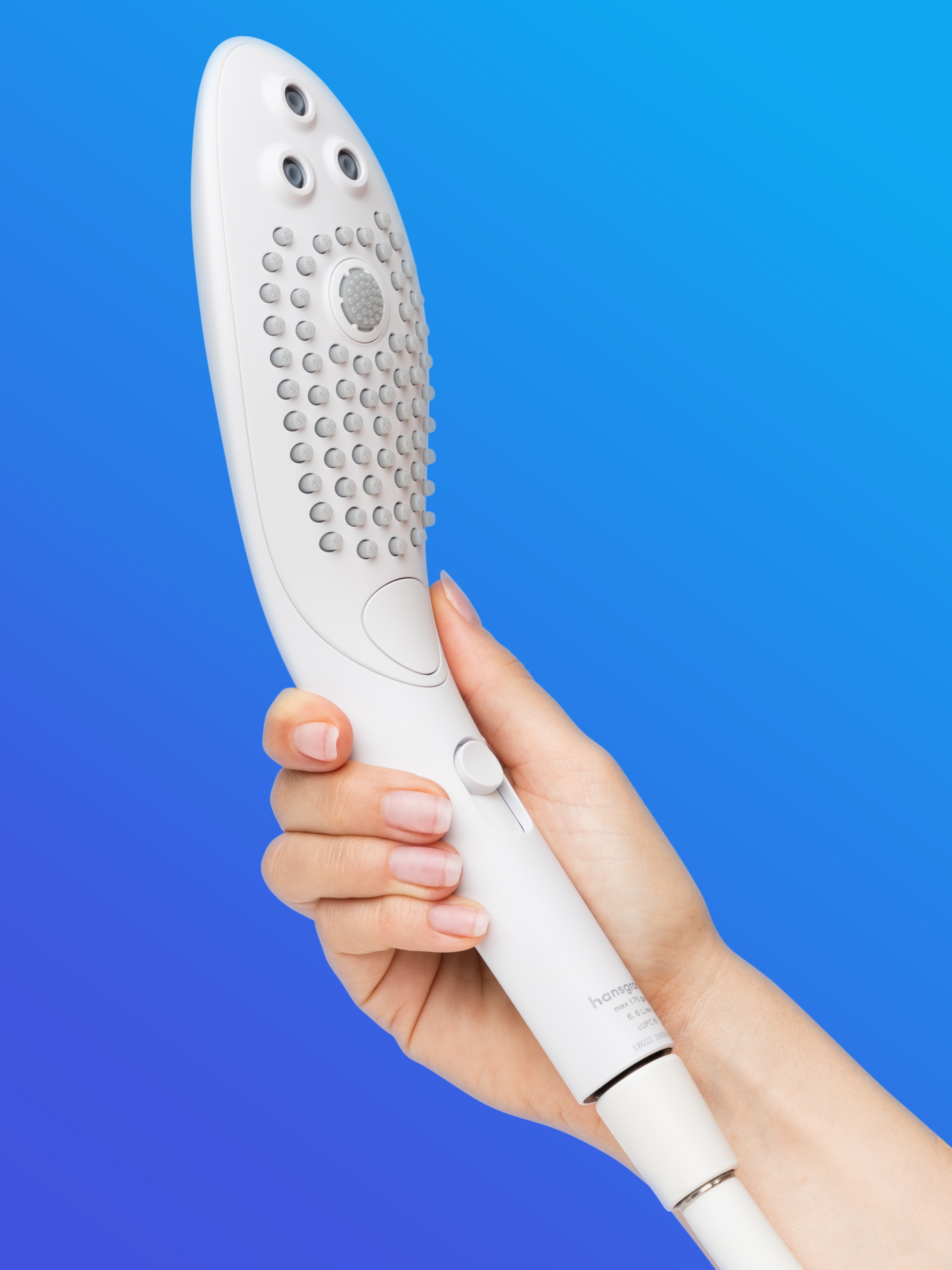 Image of Womanizer X hansgrohe Wave Clitoral Stimulation Shower Head - White