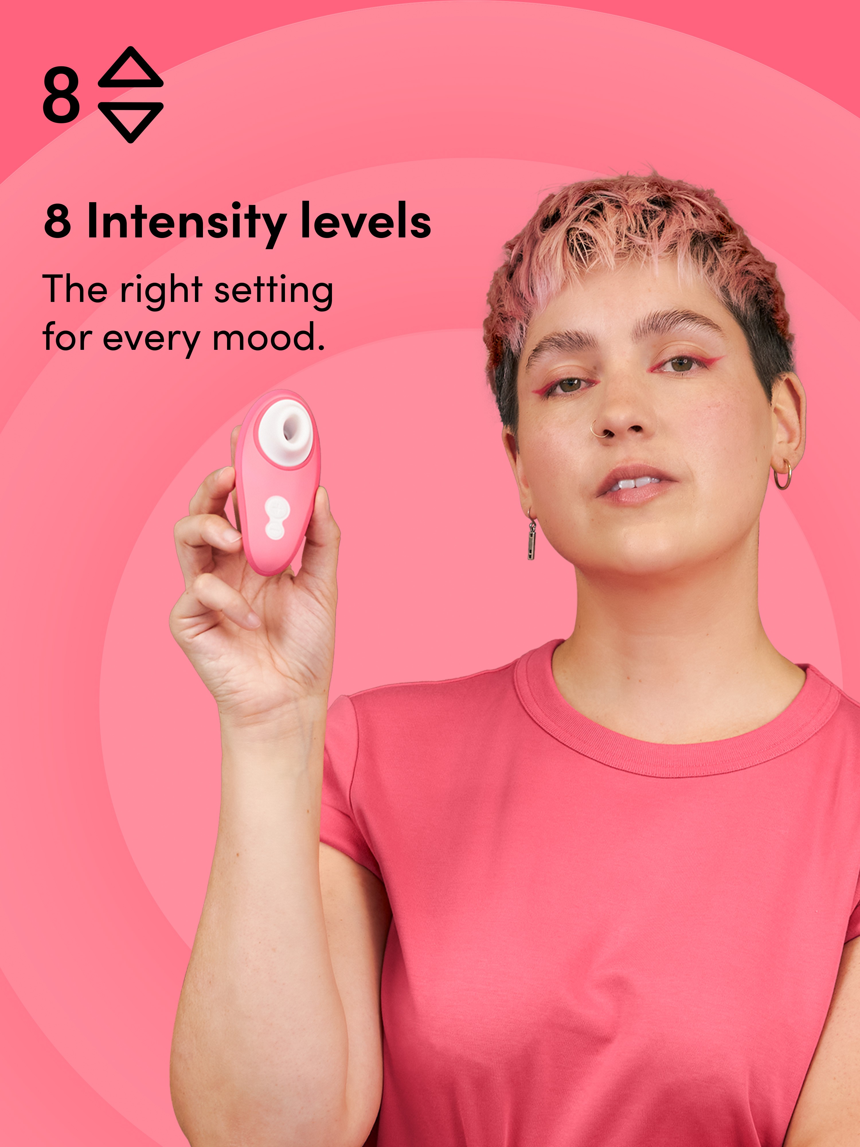 Womanizer Liberty 2 Travel Clitoral Suction Stimulator, Orange, hi-res