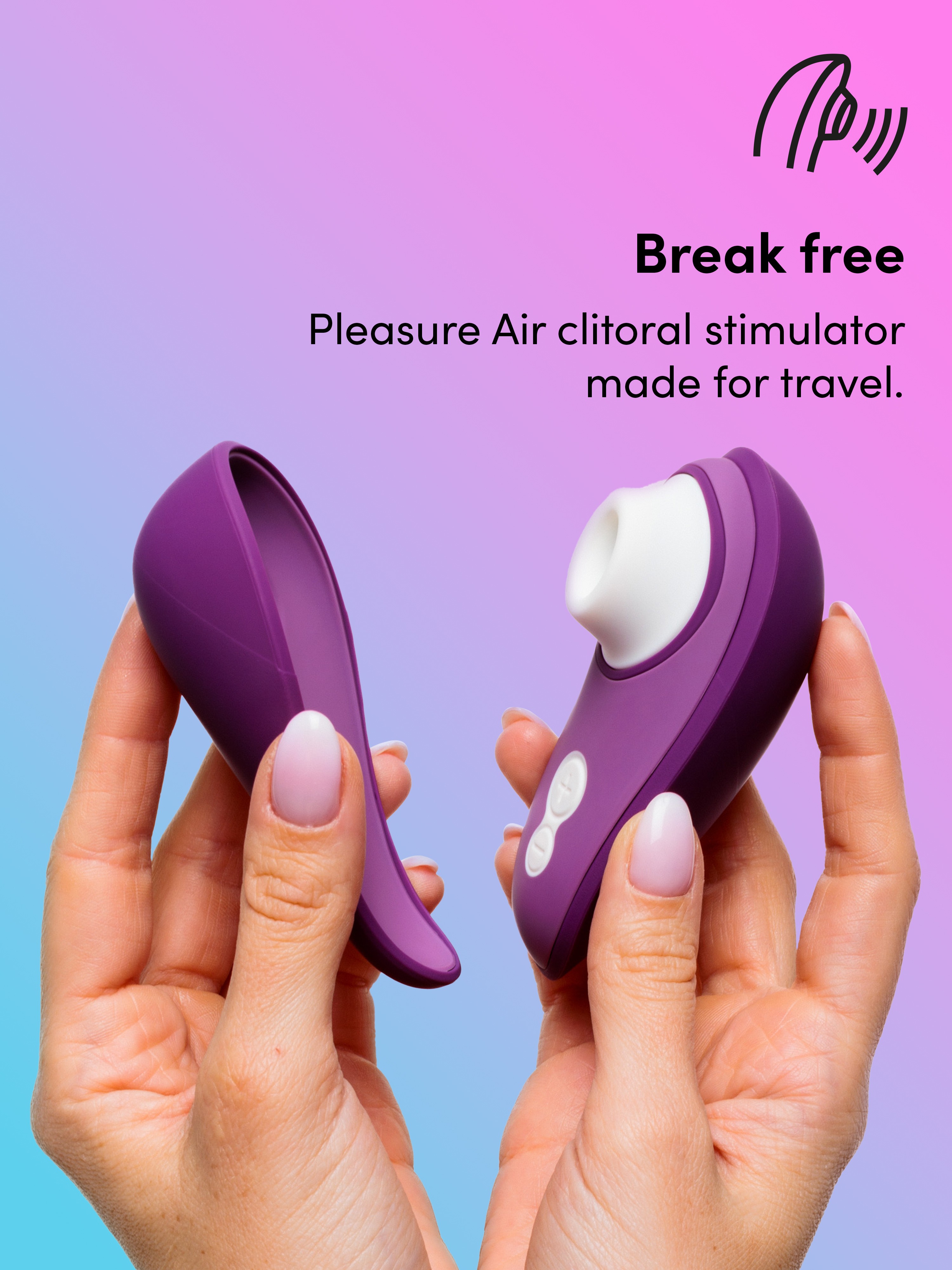 Womanizer Liberty 2 Travel Clitoral Suction Stimulator, Purple, hi-res