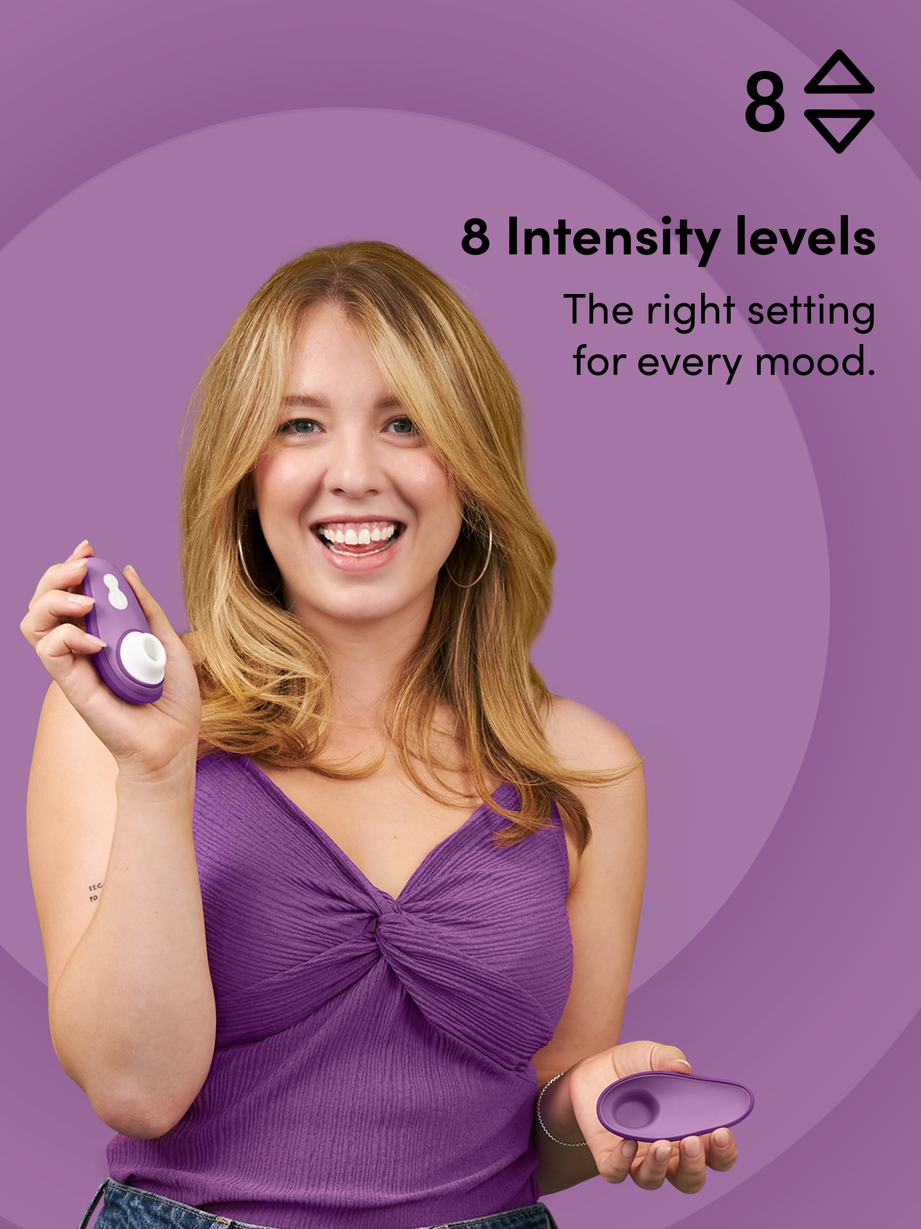 Womanizer Liberty 2 Travel Clitoral Suction Stimulator, Purple, hi-res