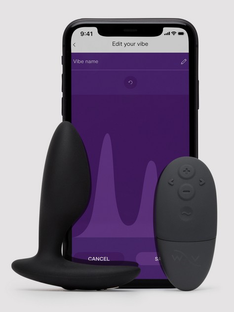 We-Vibe Ditto+ Rechargeable Remote and App Control Vibrating Butt Plug, Black, hi-res
