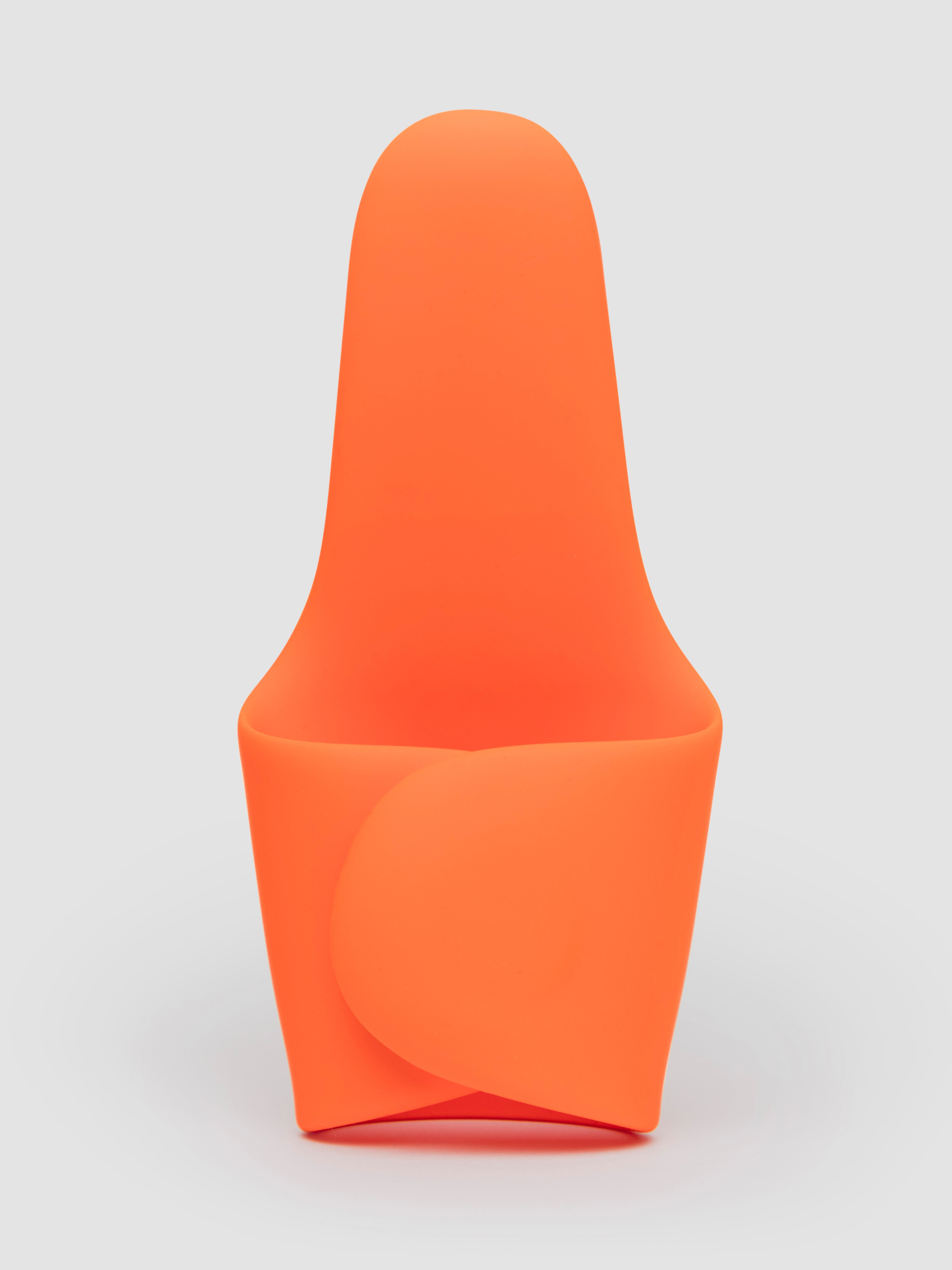 Luddi Ziggy Rechargeable Unisex Accessible Silicone Vibrator, Orange, hi-res