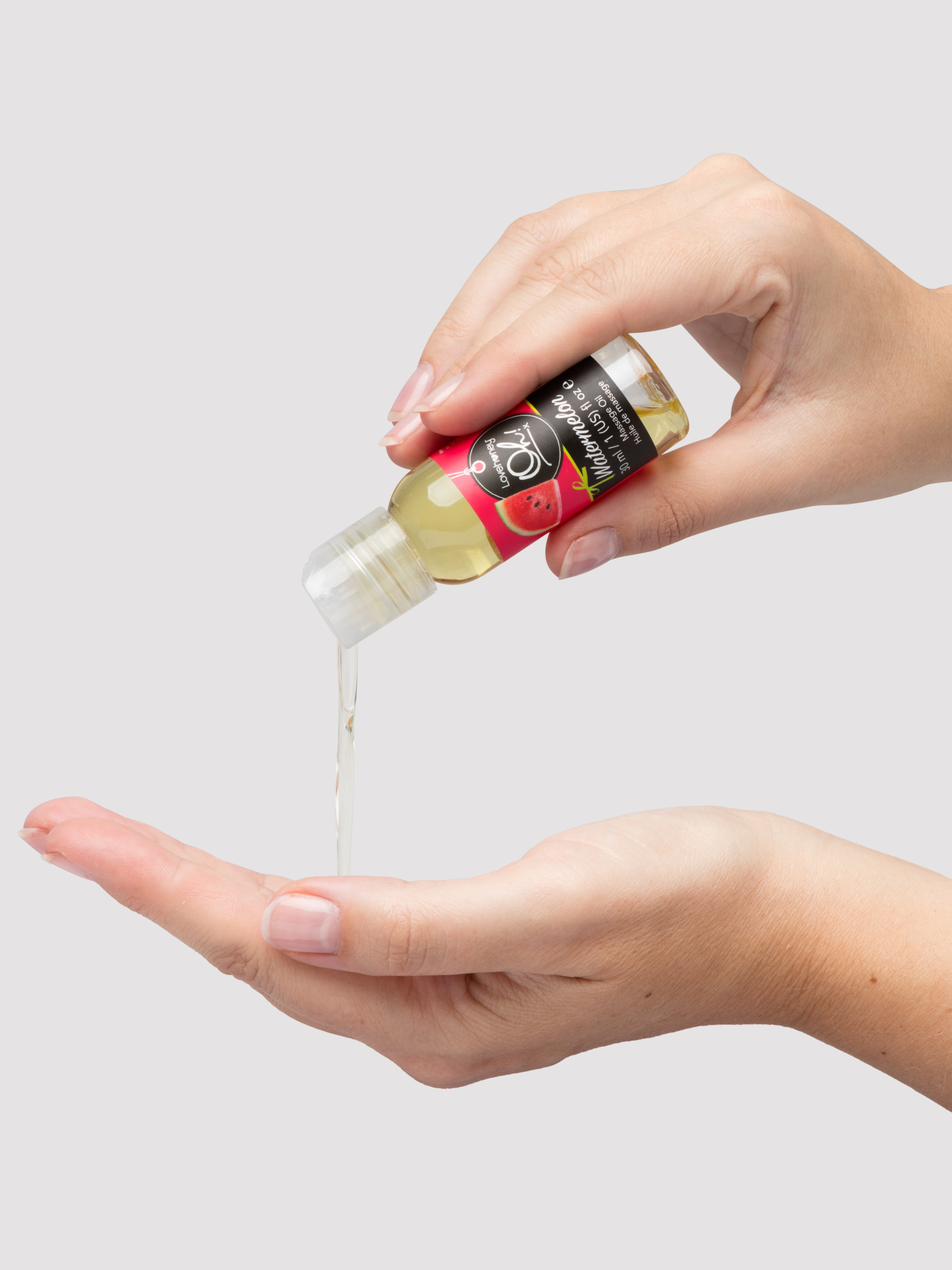 Lovehoney Oh! Watermelon Kissable Massage Oil 30ml, , hi-res