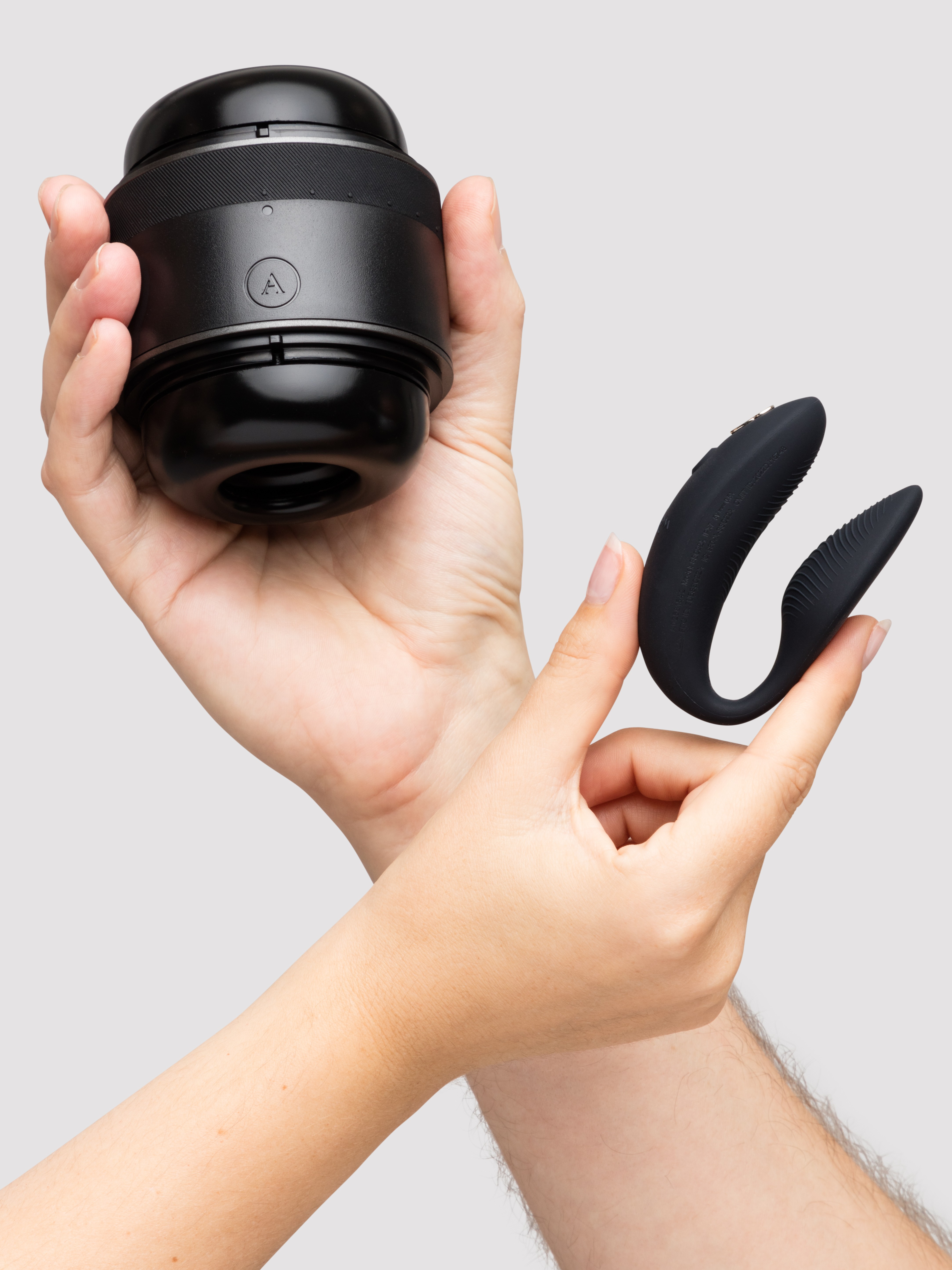 Image of We-Vibe X Arcwave Voy and Sync 2 Couple's Kit - Black