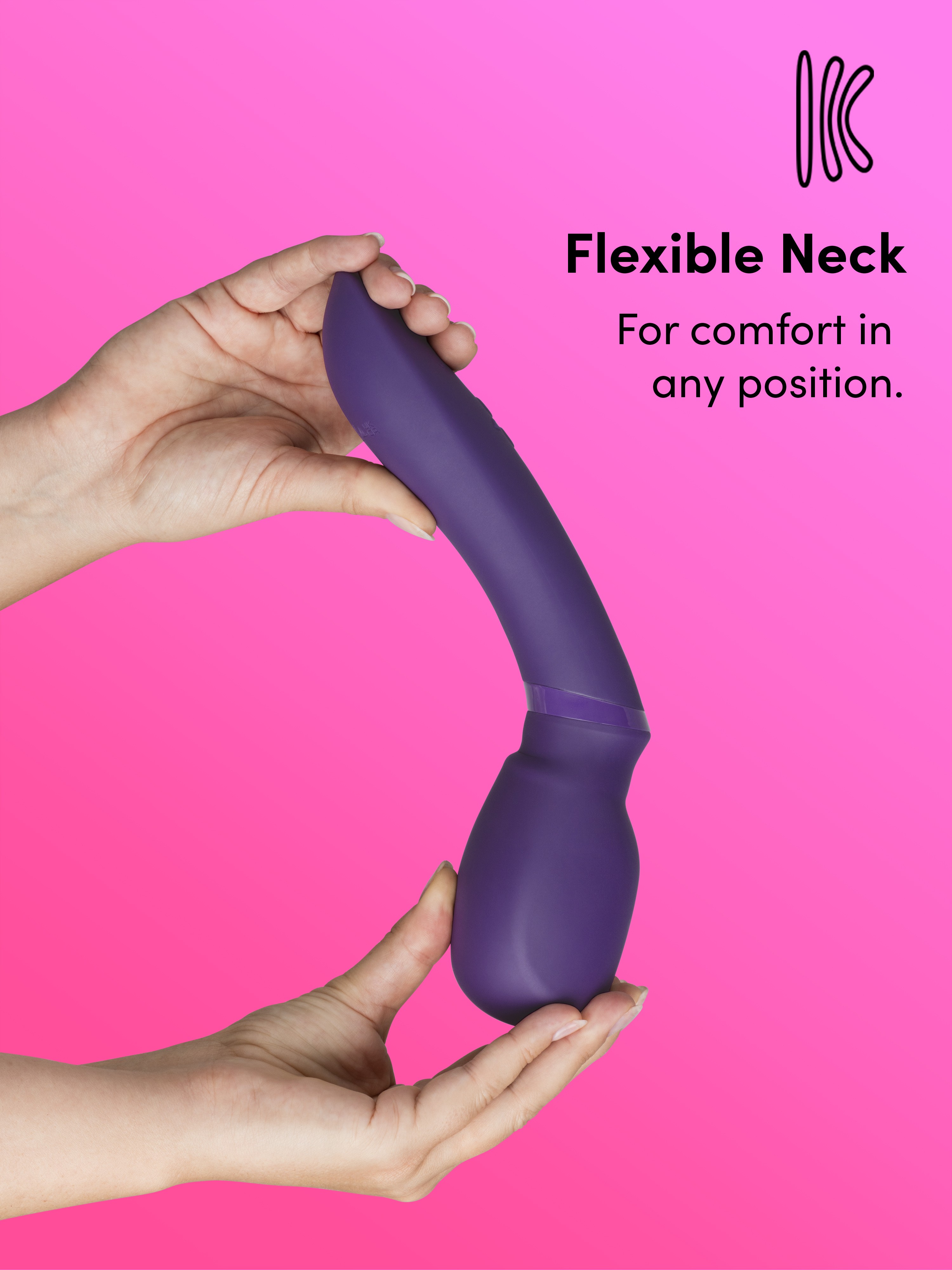 We-Vibe Wand 2 App Controlled Wand Massager, Purple, hi-res