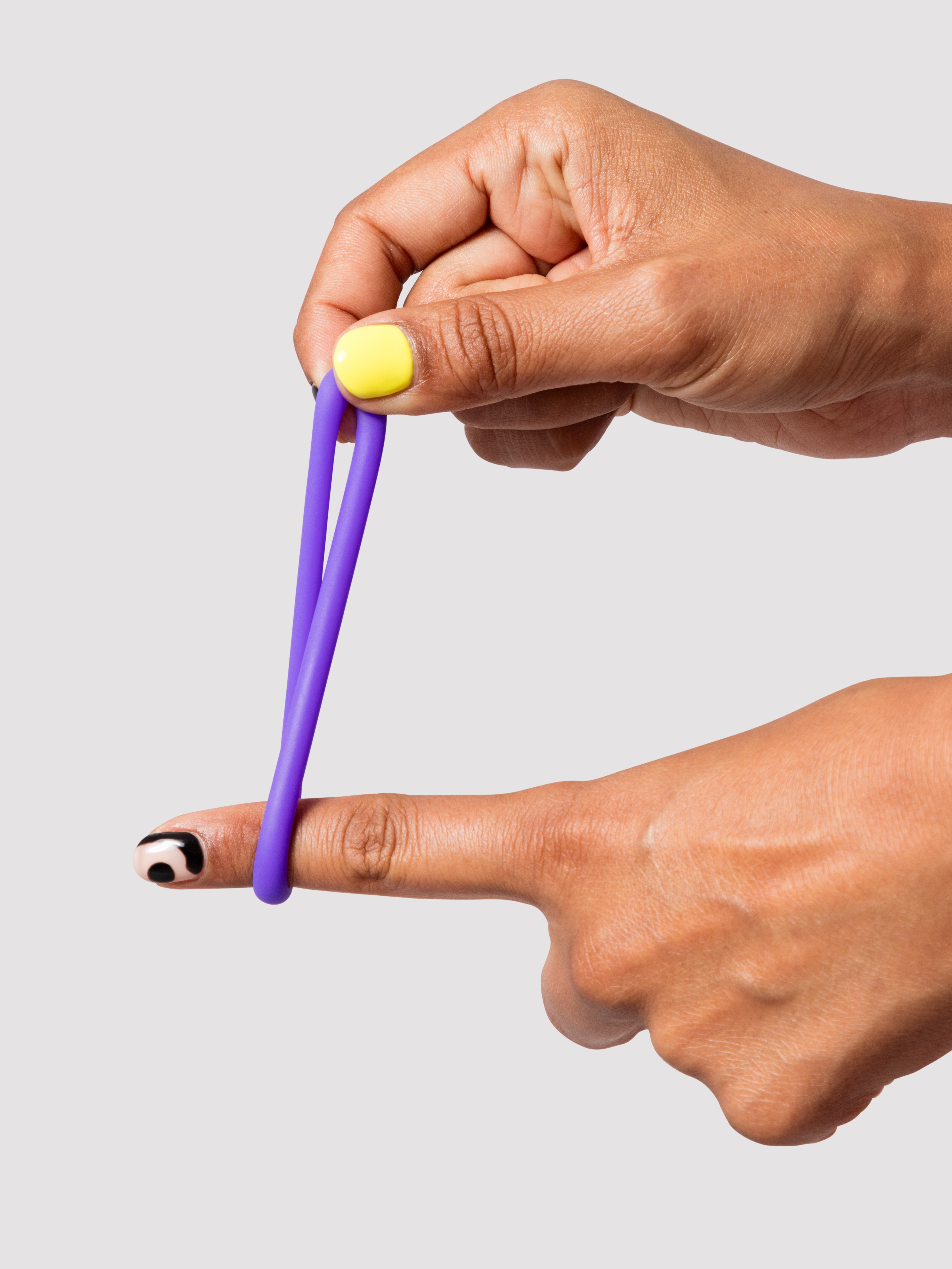 ROMP Remix Trio Silicone Cock Ring Set (3 Piece), Purple, hi-res