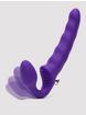 Lovehoney Deep Dive Posable Rechargeable Vibrating Strapless Strap-On, Purple, hi-res
