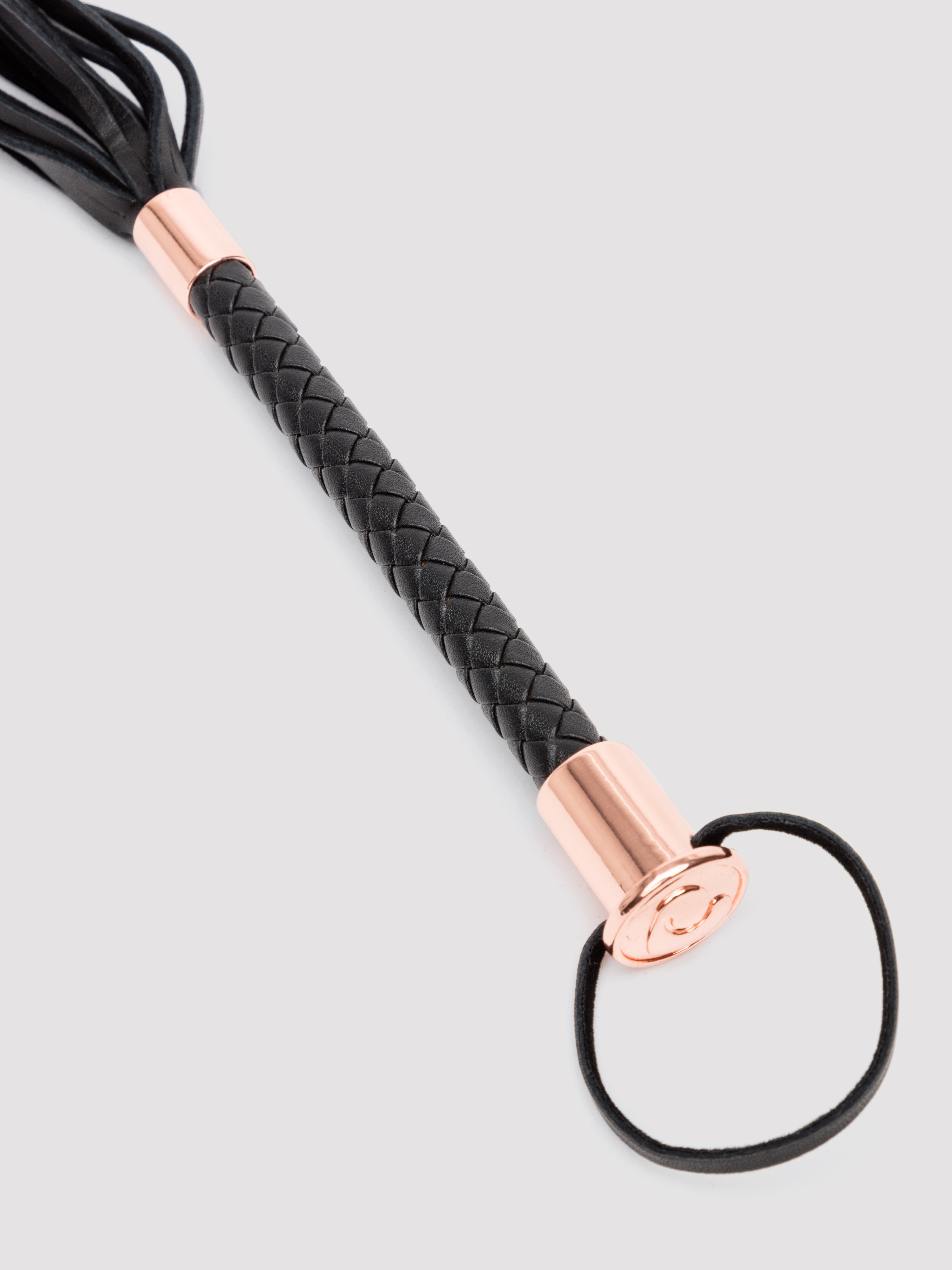 Lovehoney Premium Faux Leather Flogger, Black, hi-res