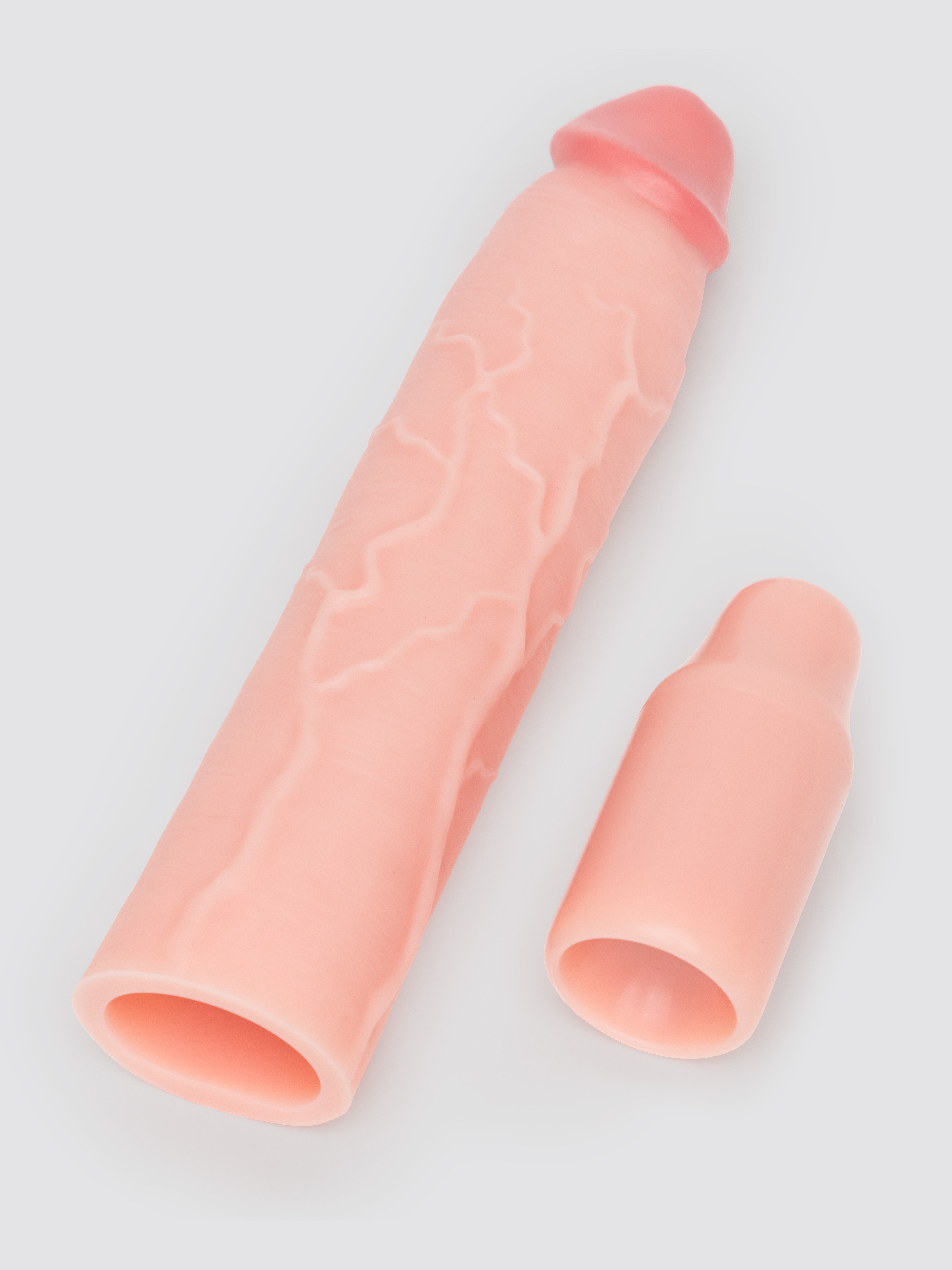 Fantasy X-Tensions 3 Extra Inch Silicone Penis Extender, Flesh Pink, hi-res