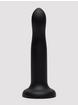 Lovehoney Flex Appeal Liquid Silicone Suction Cup Dildo 7 Inch, Black, hi-res