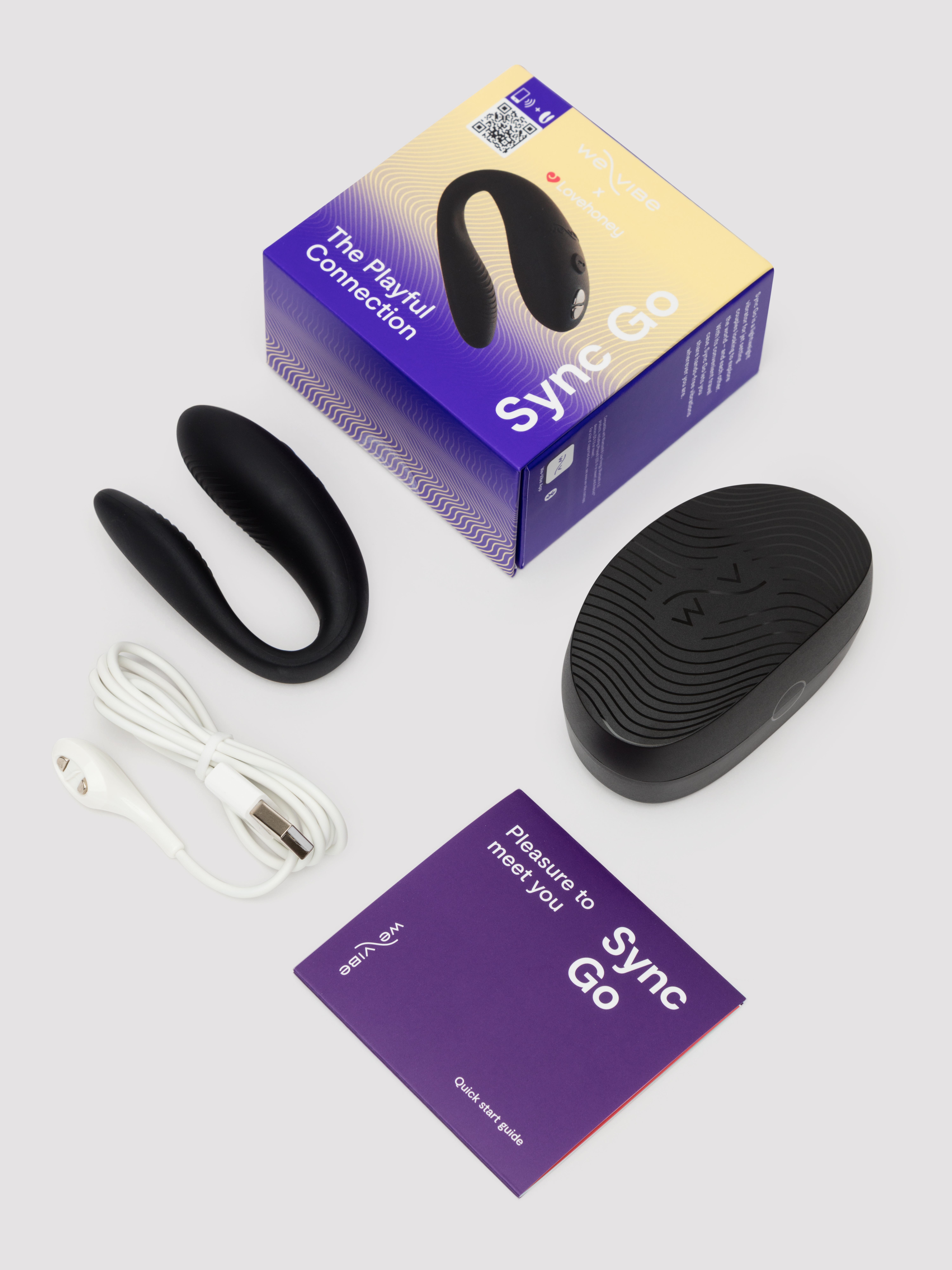 We-Vibe X Lovehoney Sync Go, Black, hi-res
