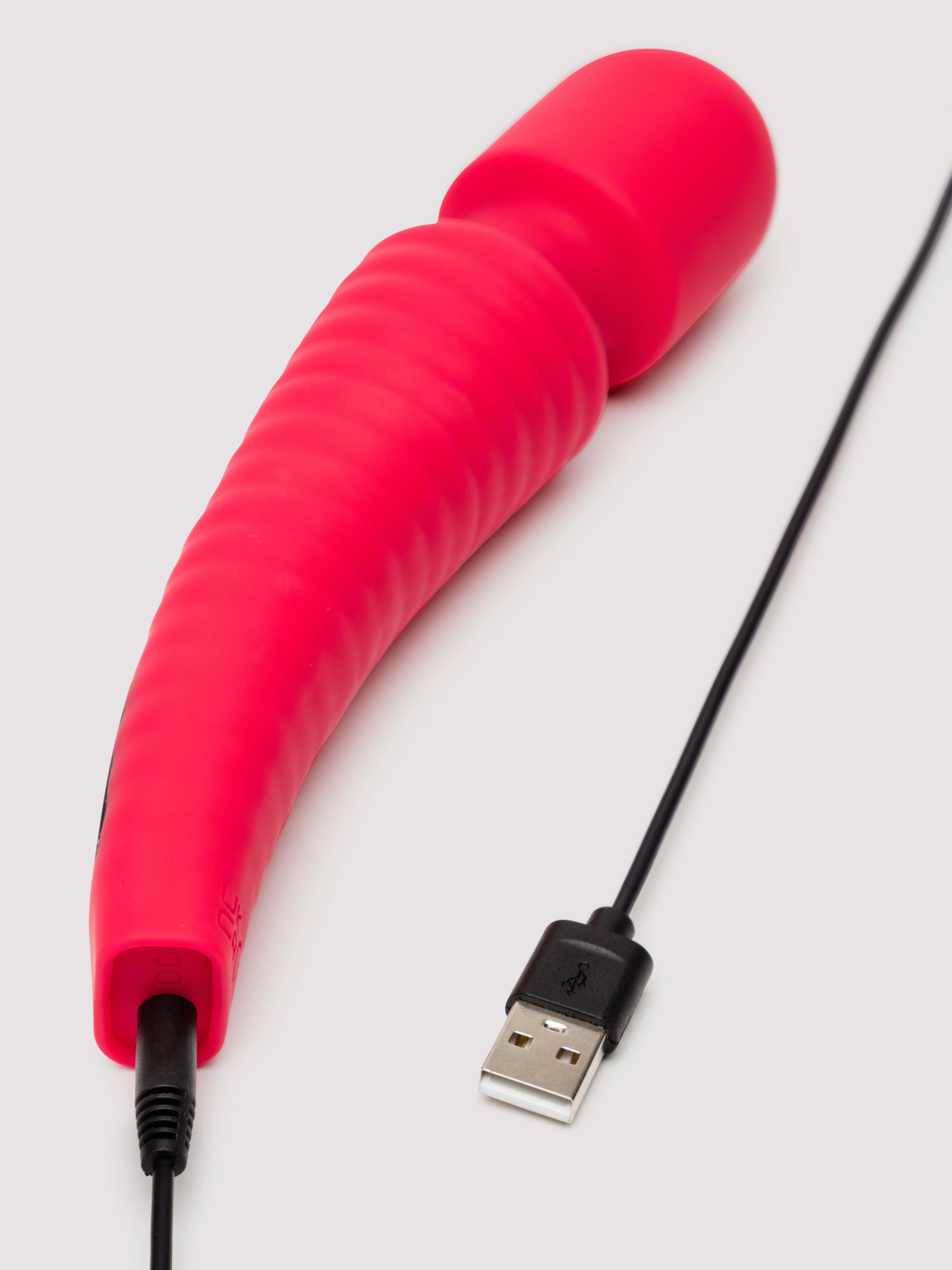 Lovehoney Dream Wand Rechargeable Mini Massage Wand Vibrator, Red, hi-res