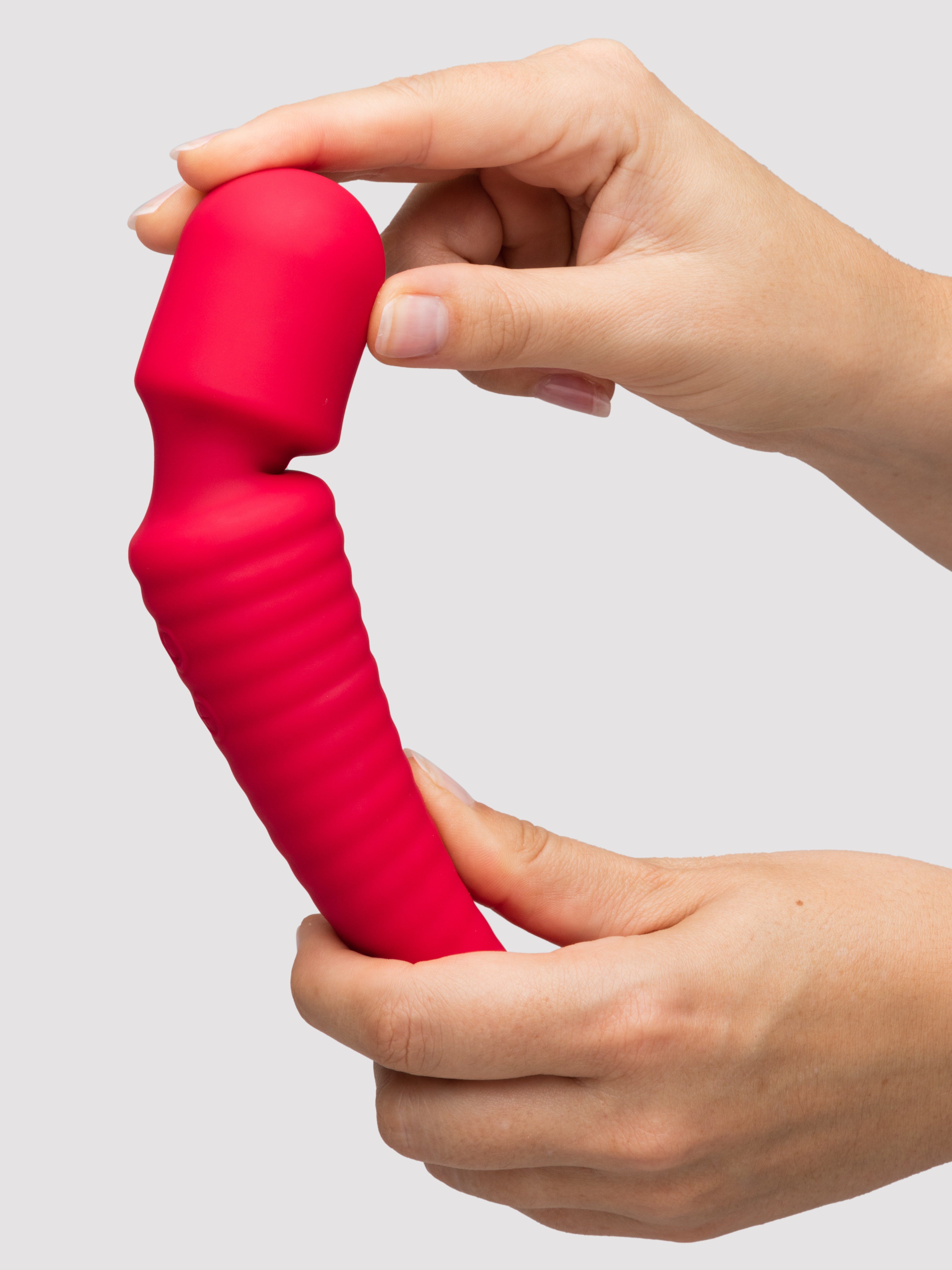 Lovehoney Dream Wand Rechargeable Mini Massage Wand Vibrator, Red, hi-res