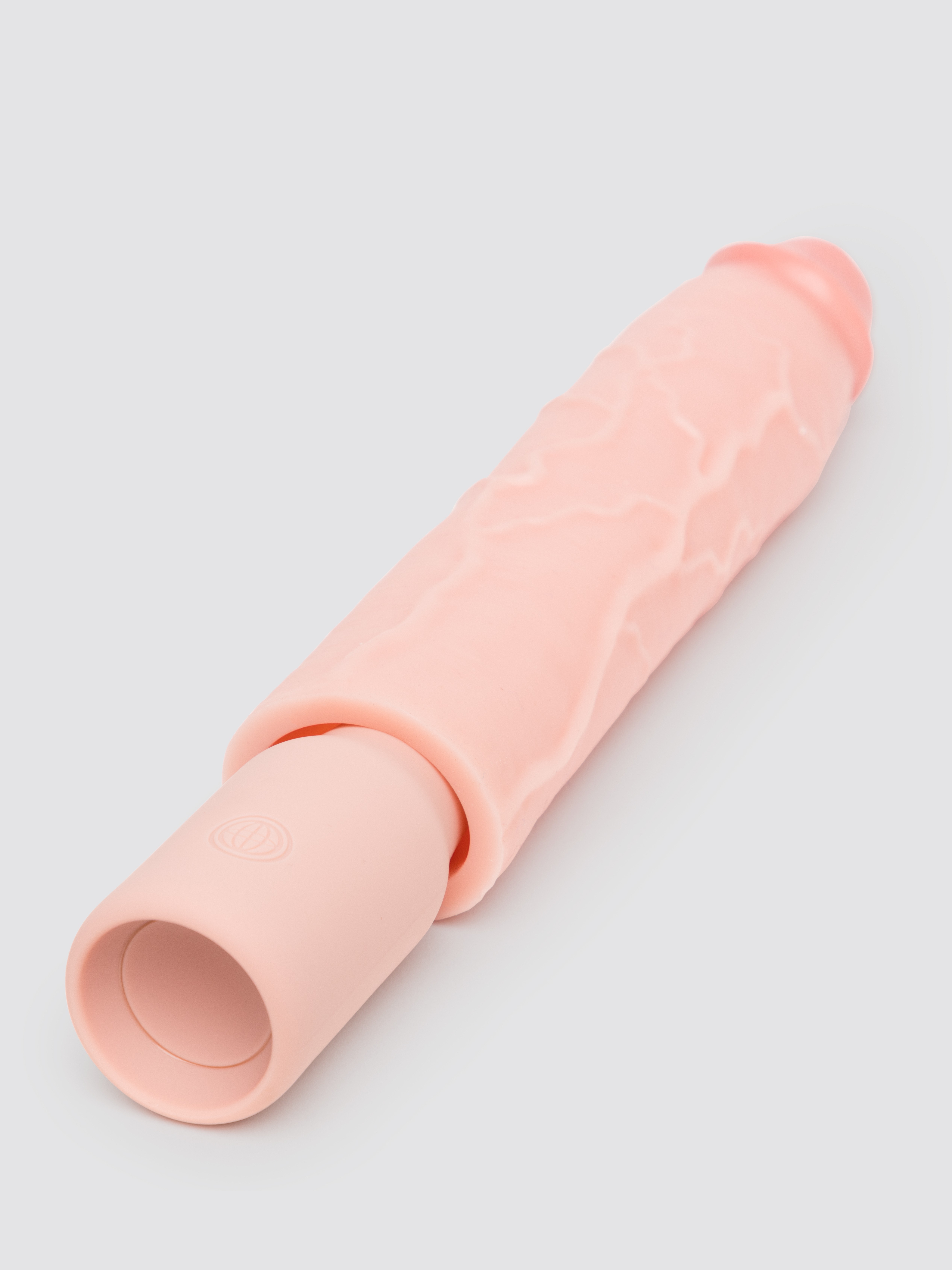 Fantasy X-Tensions 3 Extra Inches Extra Girthy Remote Control Silicone Penis Extender, Flesh Pink, hi-res