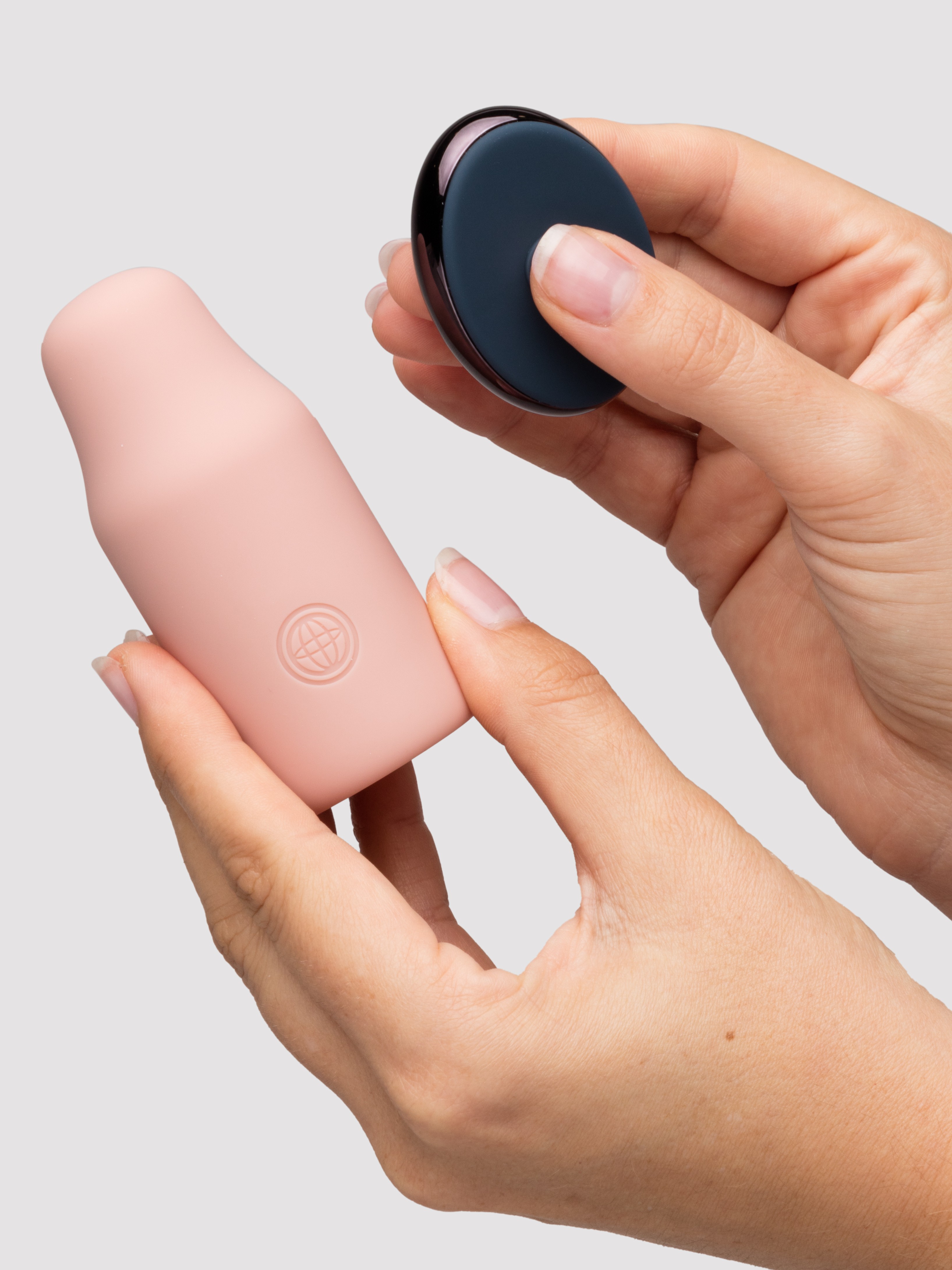 Fantasy X-Tensions 3 Extra Inches Extra Girthy Remote Control Silicone Penis Extender, Flesh Pink, hi-res