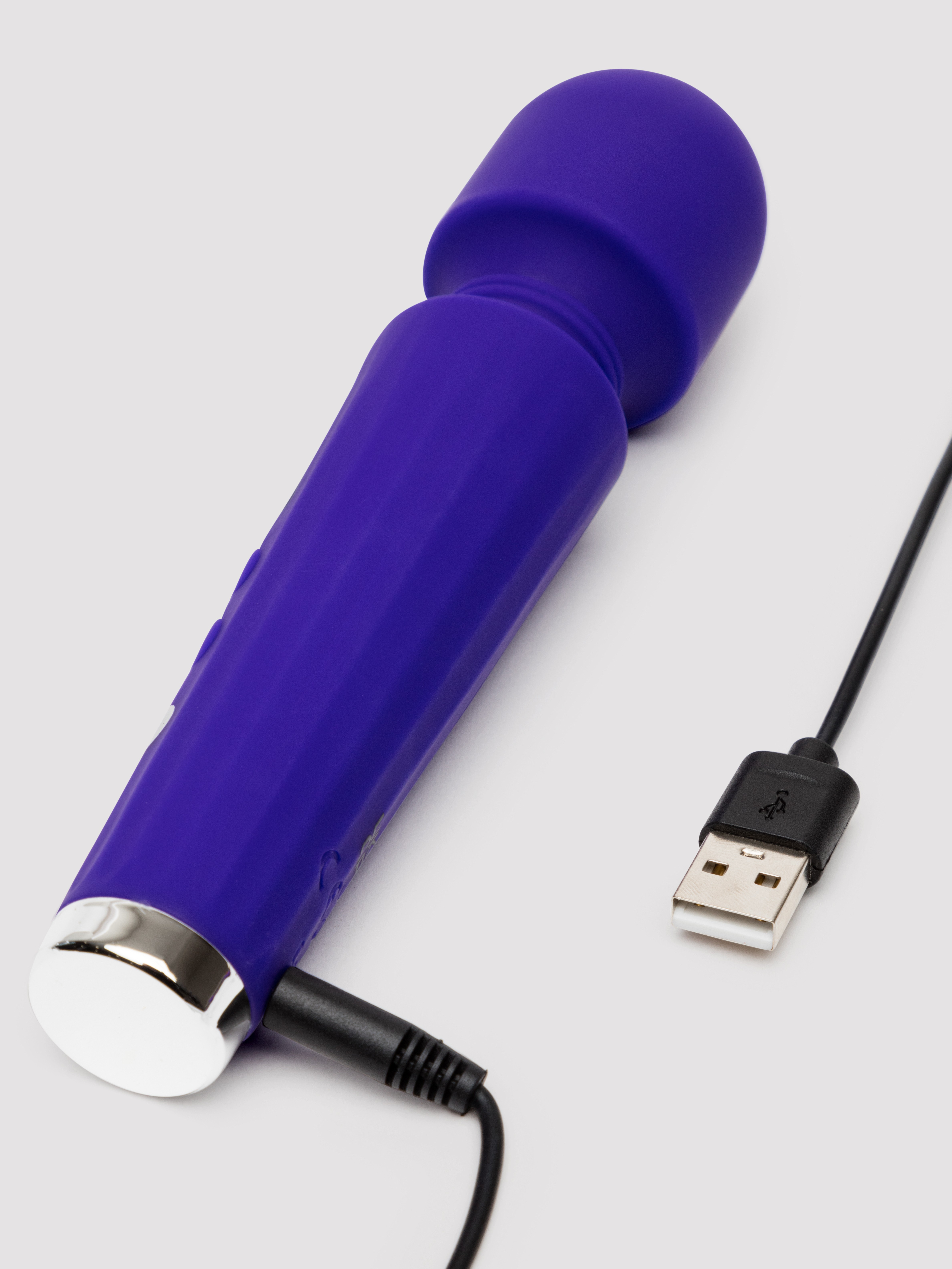 Lovehoney Power Play Rechargeable Mini Wand Vibrator, Purple, hi-res
