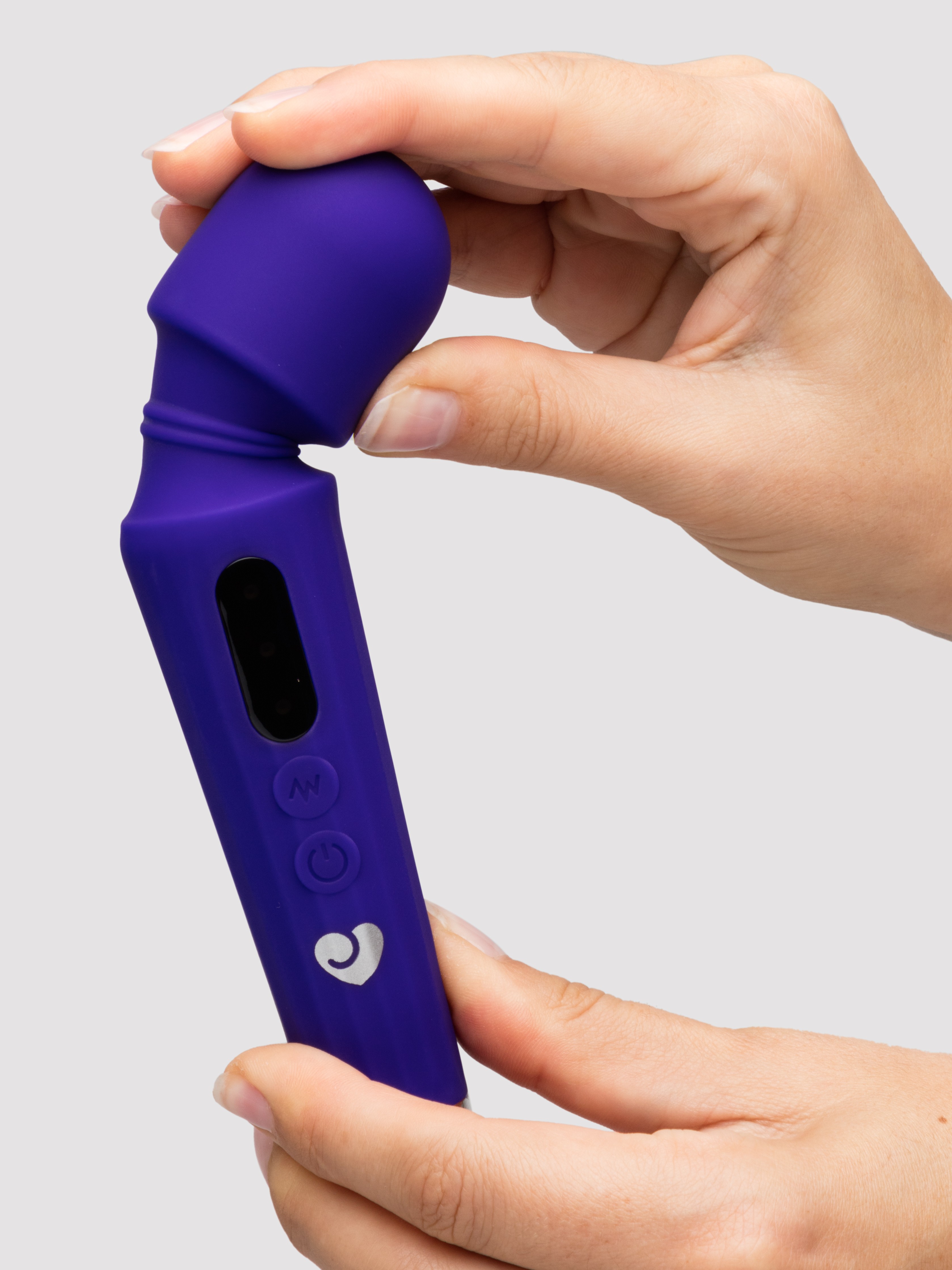 Lovehoney Power Play Rechargeable Mini Wand Vibrator, Purple, hi-res