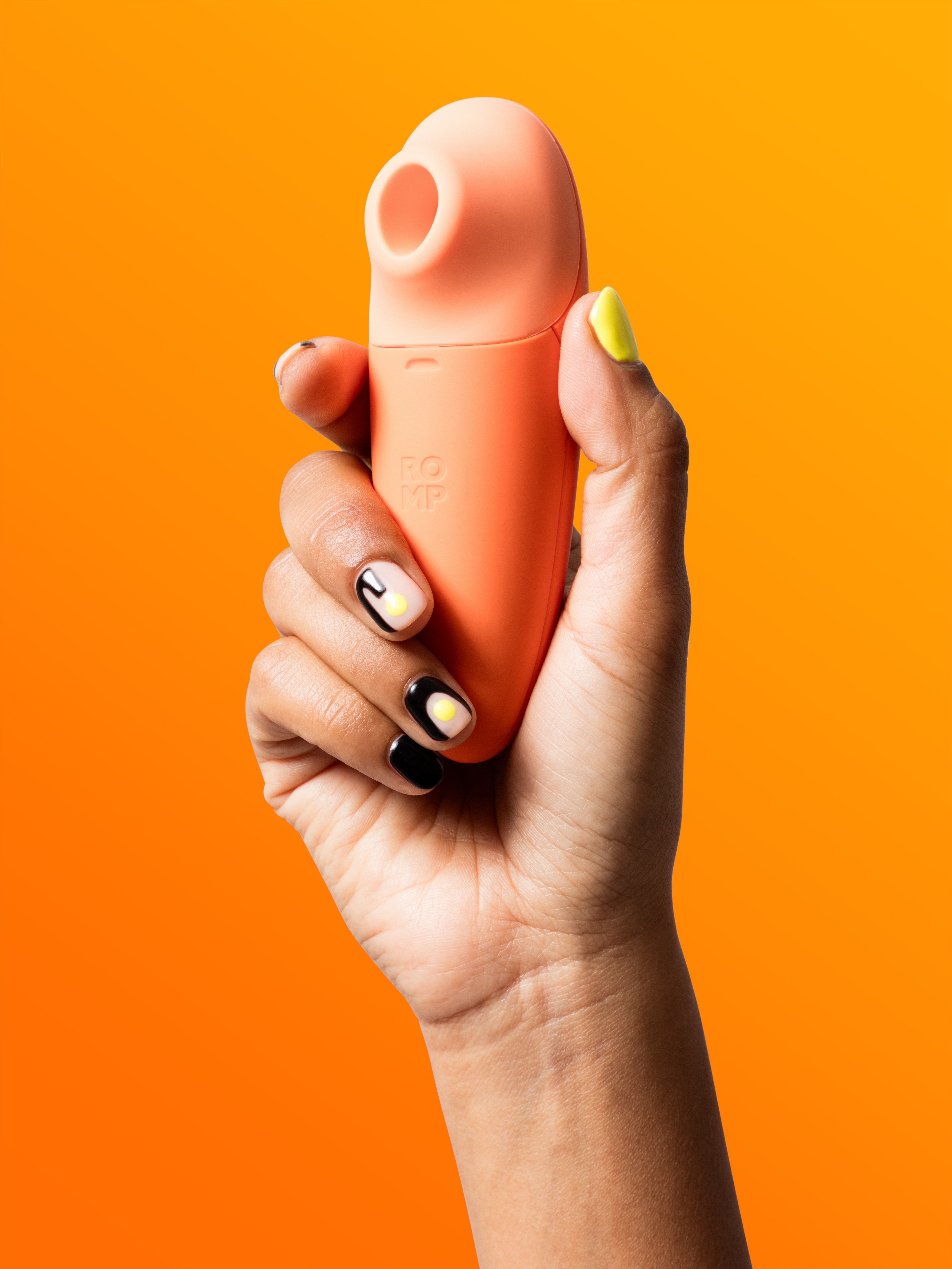 ROMP Switch X Clitoral Suction Stimulator, Orange, hi-res