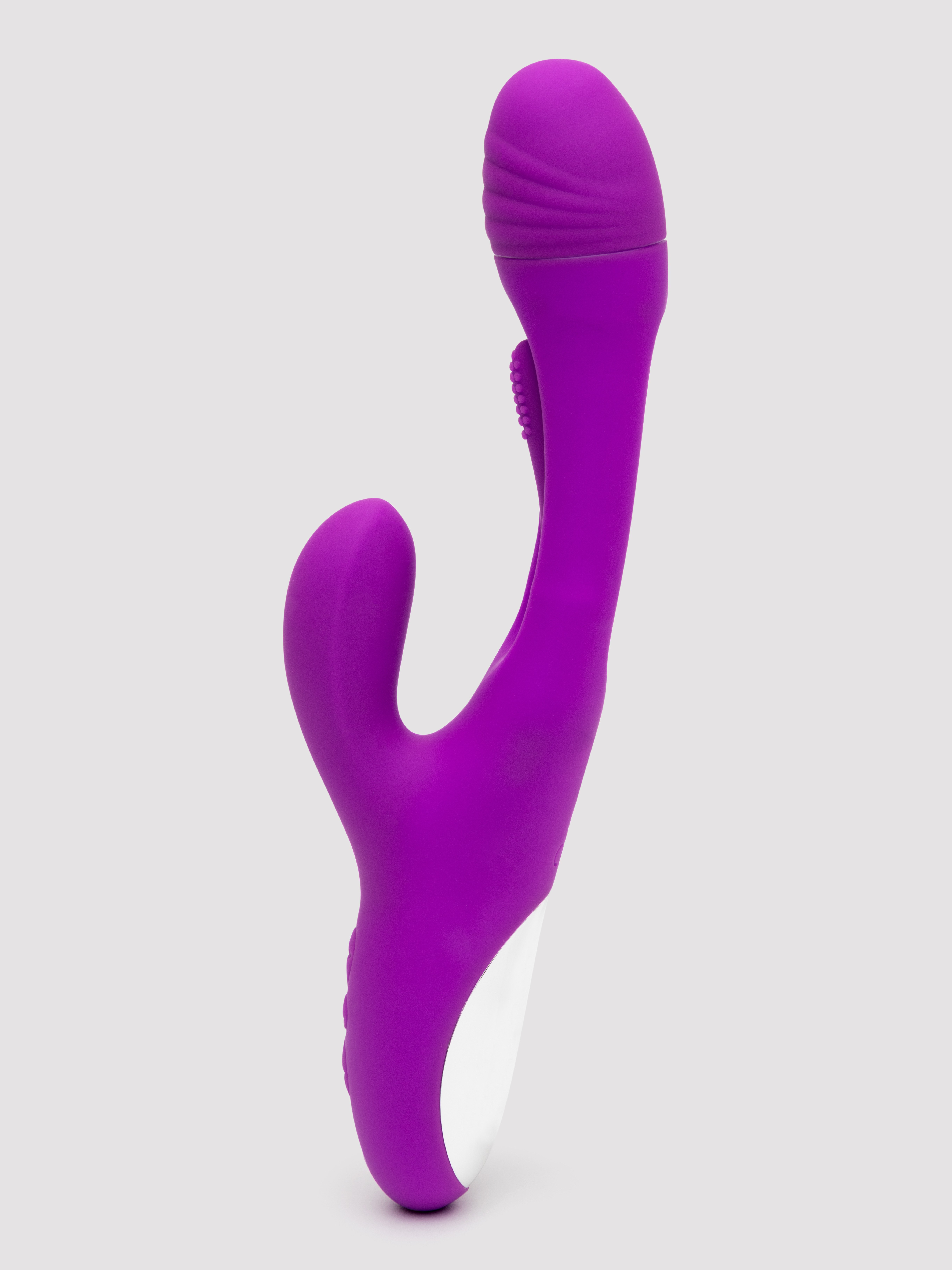 Lovehoney Flutter Bunny Rechargeable Silicone Flickering Rabbit Vibrator, Purple, hi-res