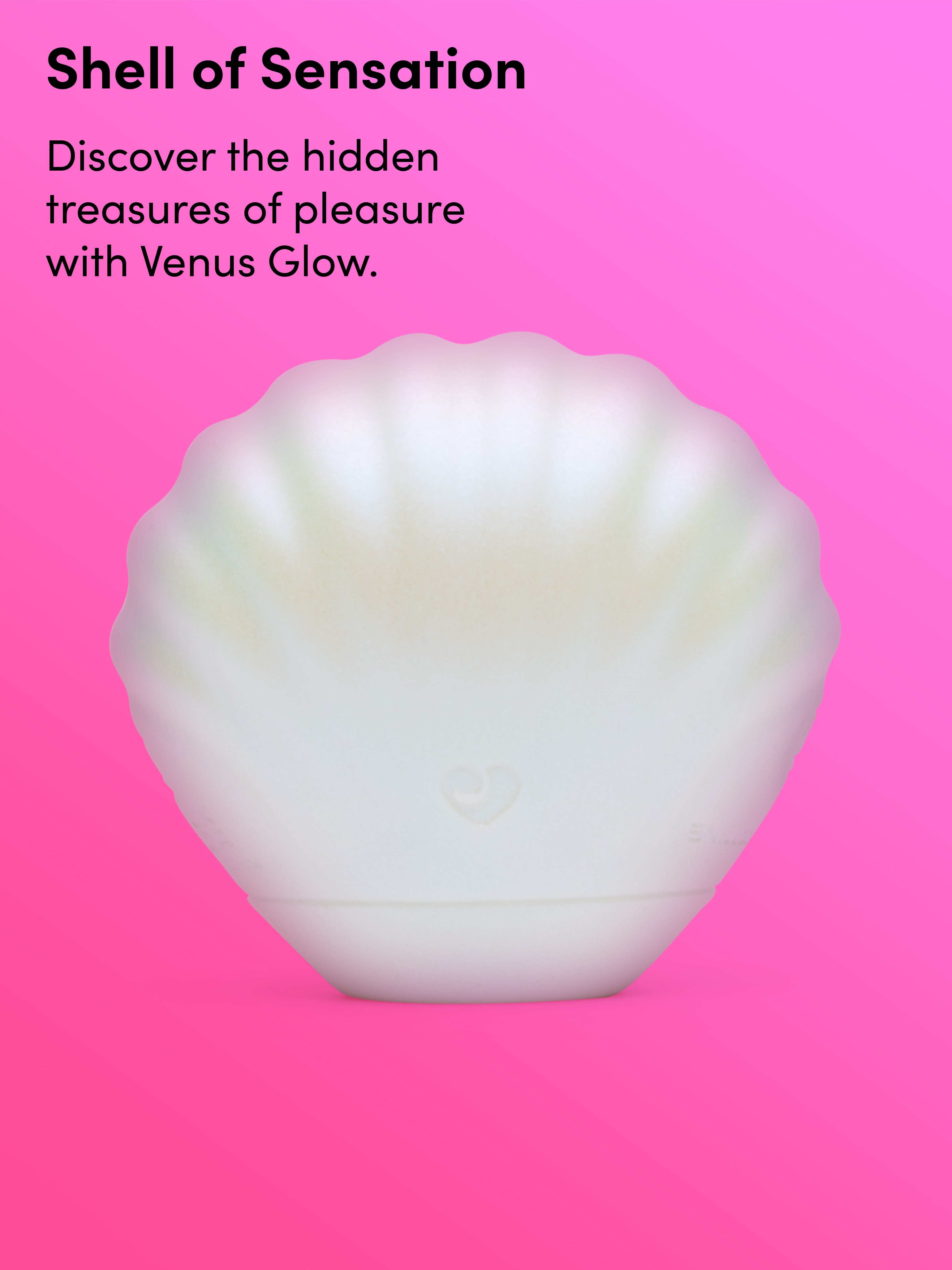 Lovehoney Rechargeable Venus Glow Clitoral Suction Stimulator, White, hi-res