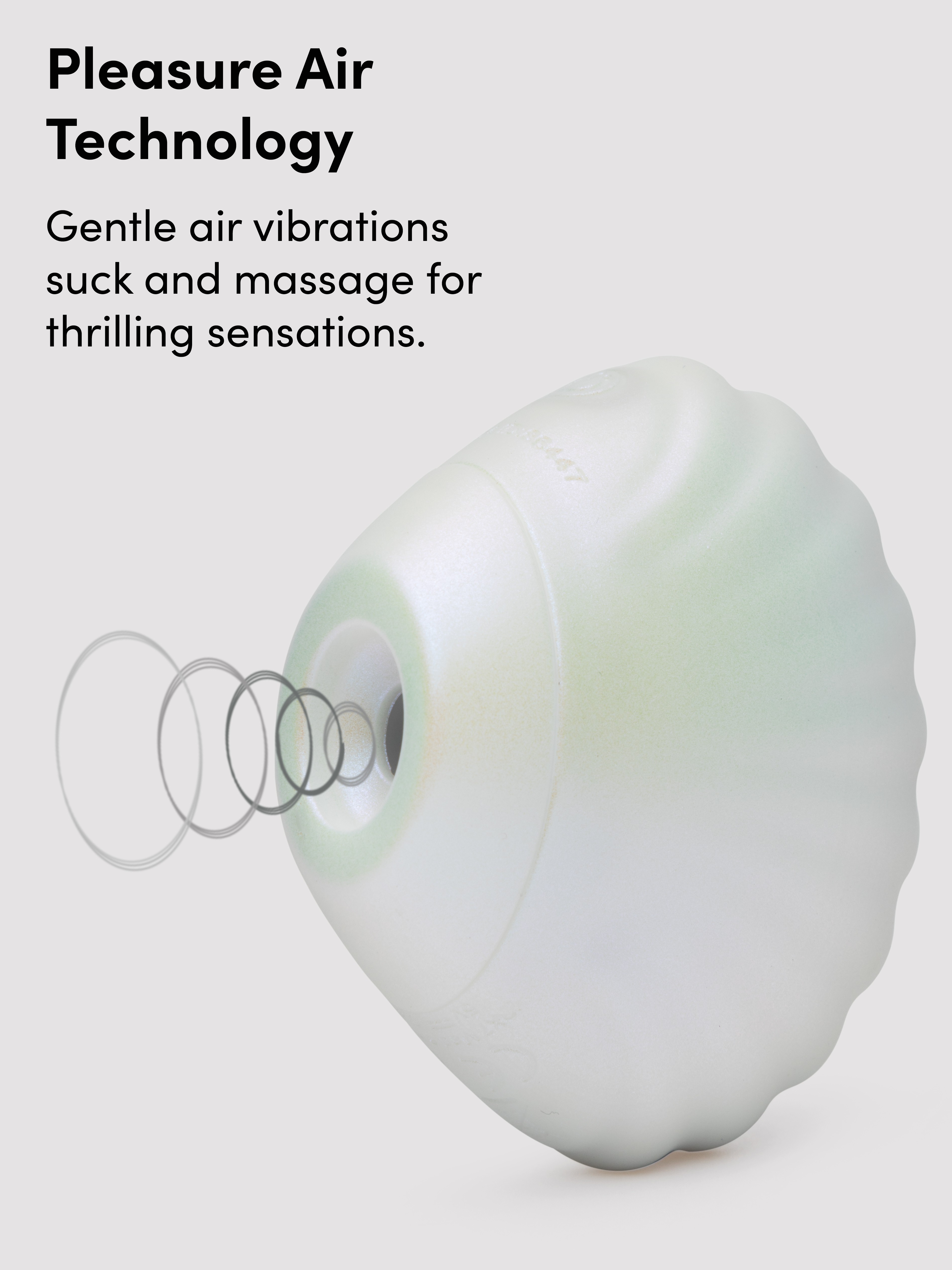 Lovehoney Rechargeable Venus Glow Clitoral Suction Stimulator, White, hi-res