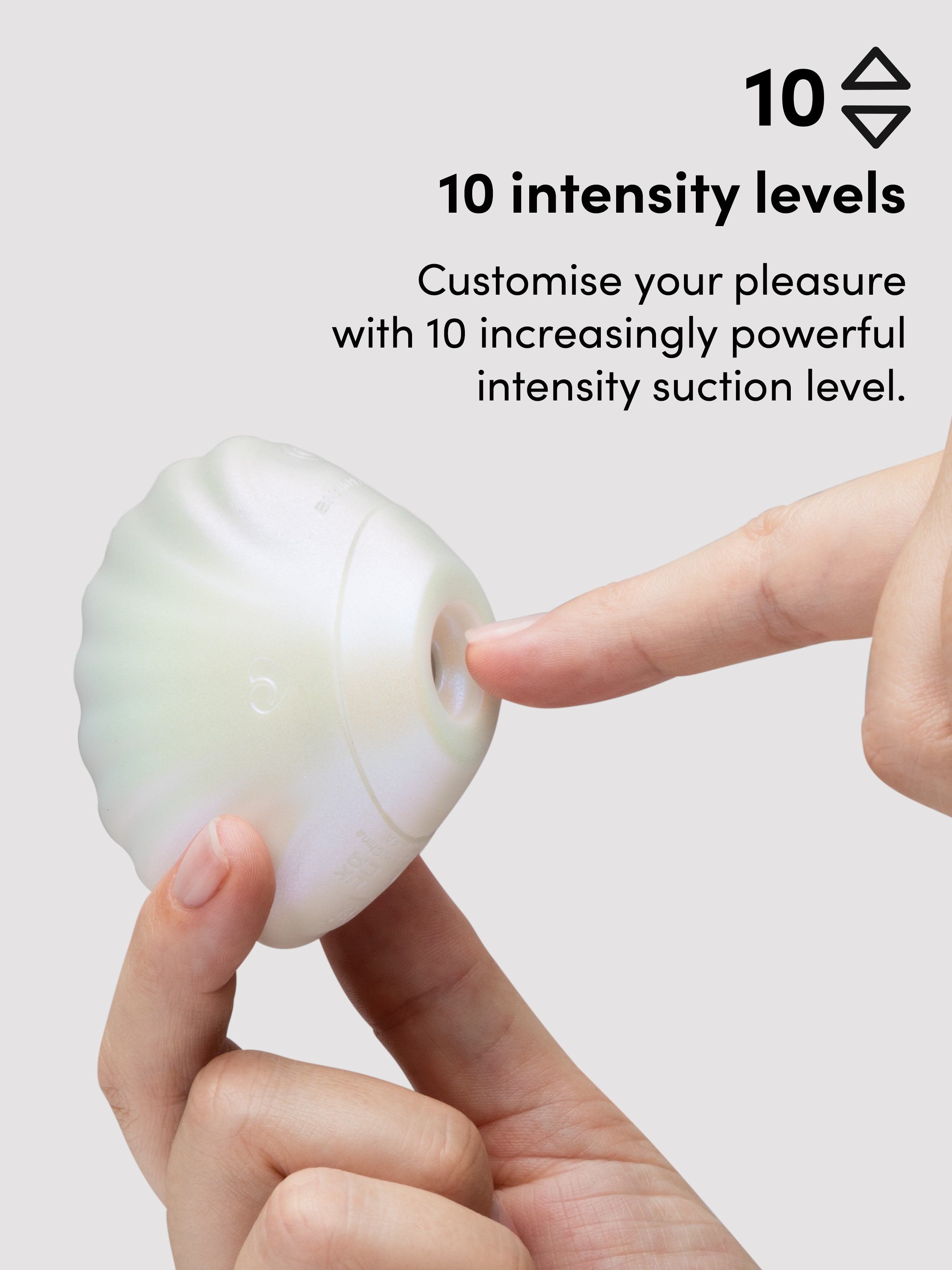 Lovehoney Rechargeable Venus Glow Clitoral Suction Stimulator, White, hi-res