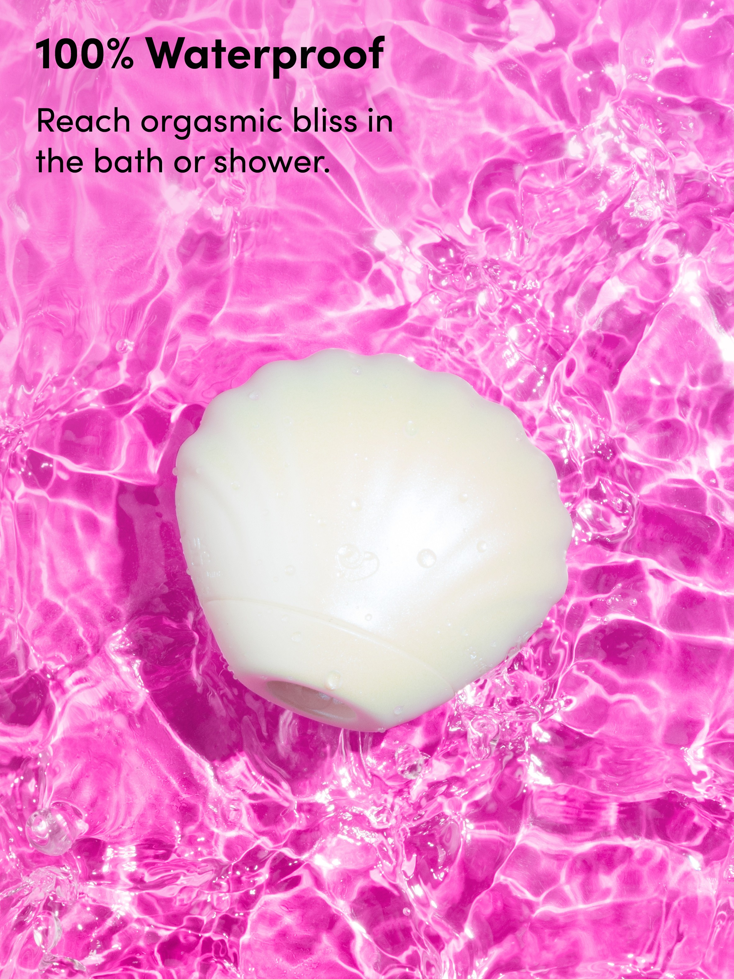 Lovehoney Rechargeable Venus Glow Clitoral Suction Stimulator, White, hi-res