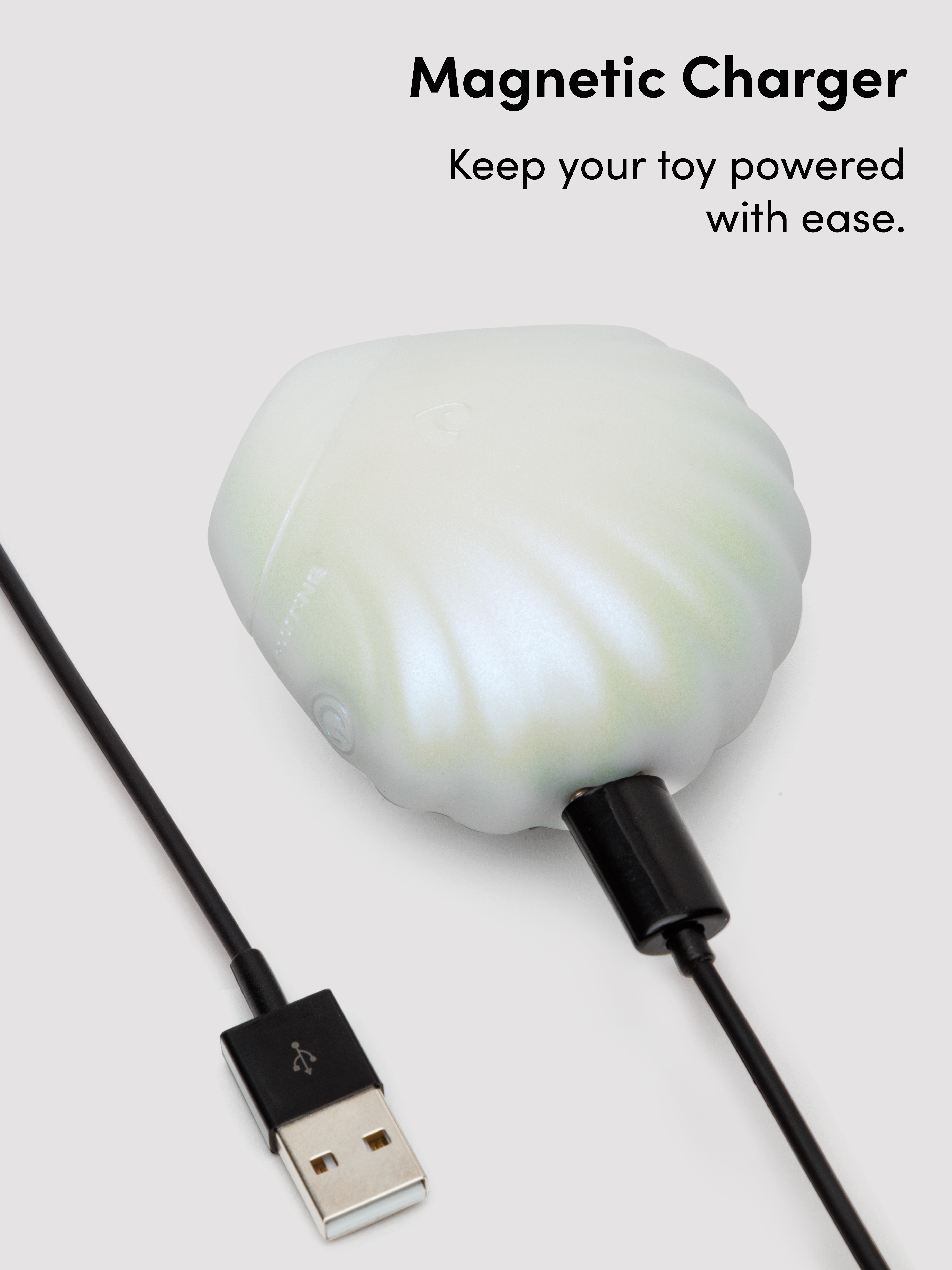 Lovehoney Rechargeable Venus Glow Clitoral Suction Stimulator, White, hi-res