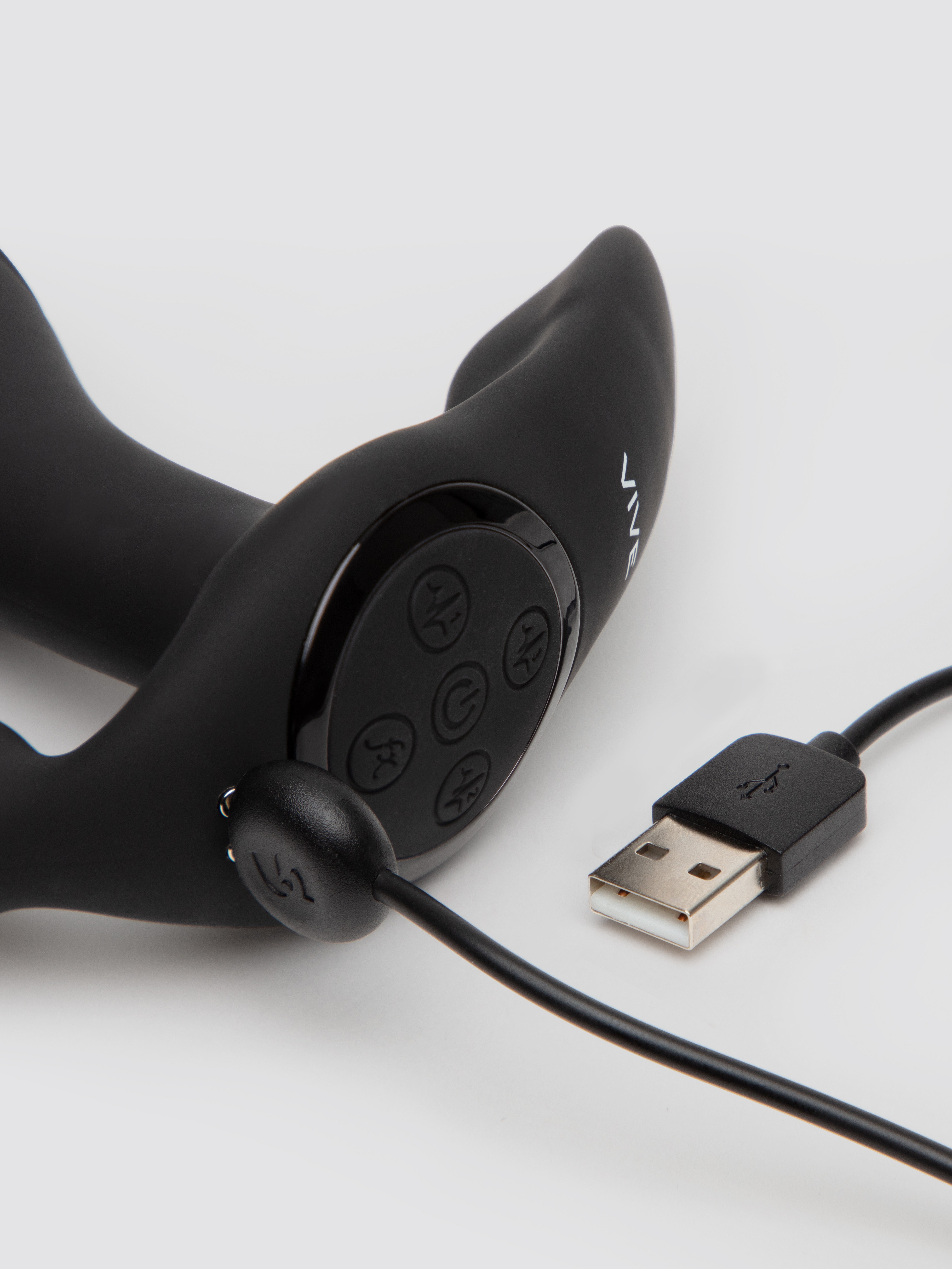 Vive KATA Rechargeable Pulsing Remote Control Triple Stimulation Vibrator, Black, hi-res