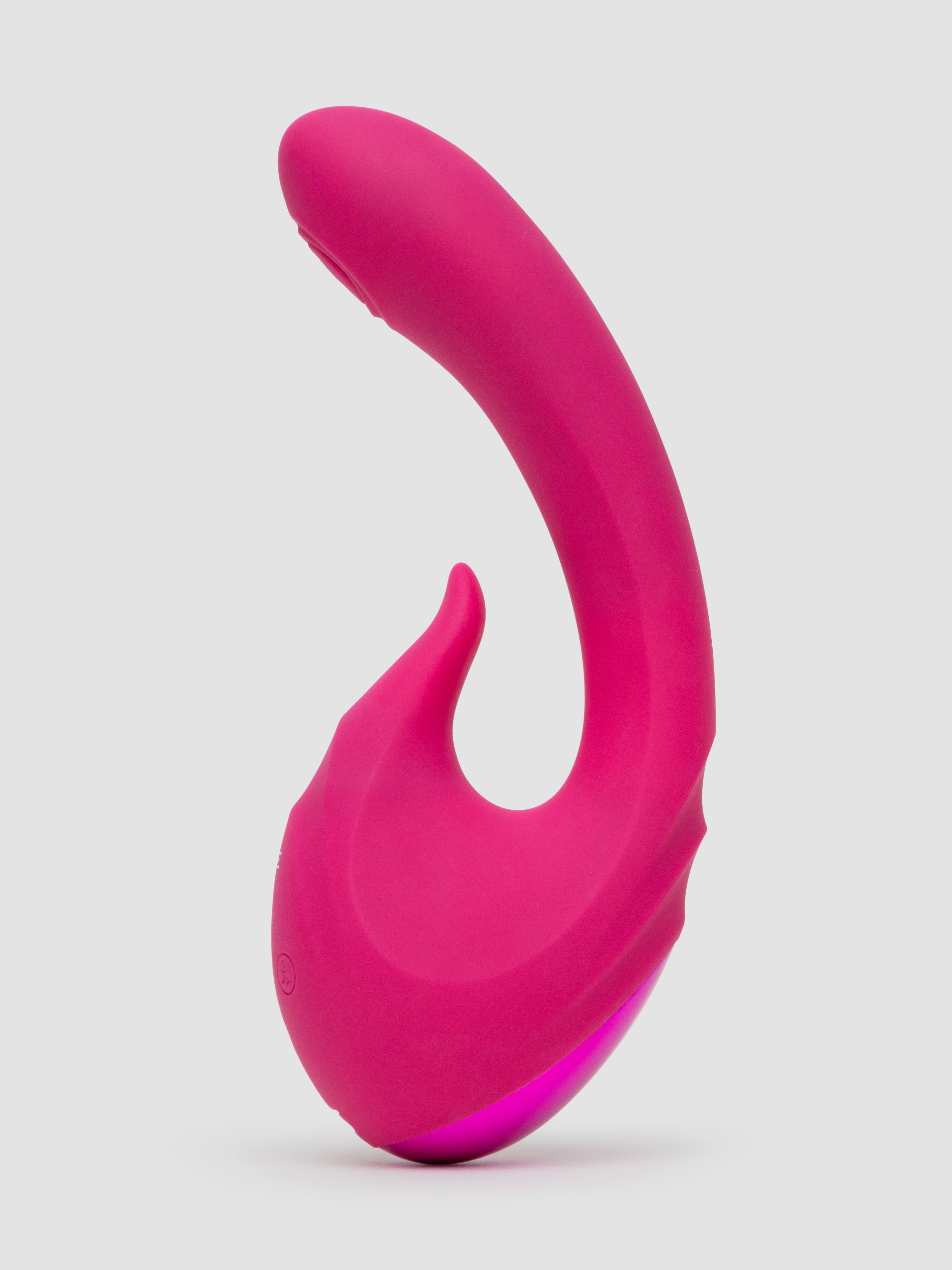 Vive MIKI Rechargeable Pulsing and Flickering Silicone Rabbit Vibrator, Pink, hi-res