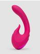 Vive MIKI Rechargeable Pulsing and Flickering Silicone Rabbit Vibrator, Pink, hi-res
