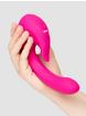 Vive MIKI Rechargeable Pulsing and Flickering Silicone Rabbit Vibrator, Pink, hi-res