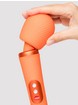 Fun Factory VIM Extra Quiet Silicone Wand Vibrator, Orange, hi-res