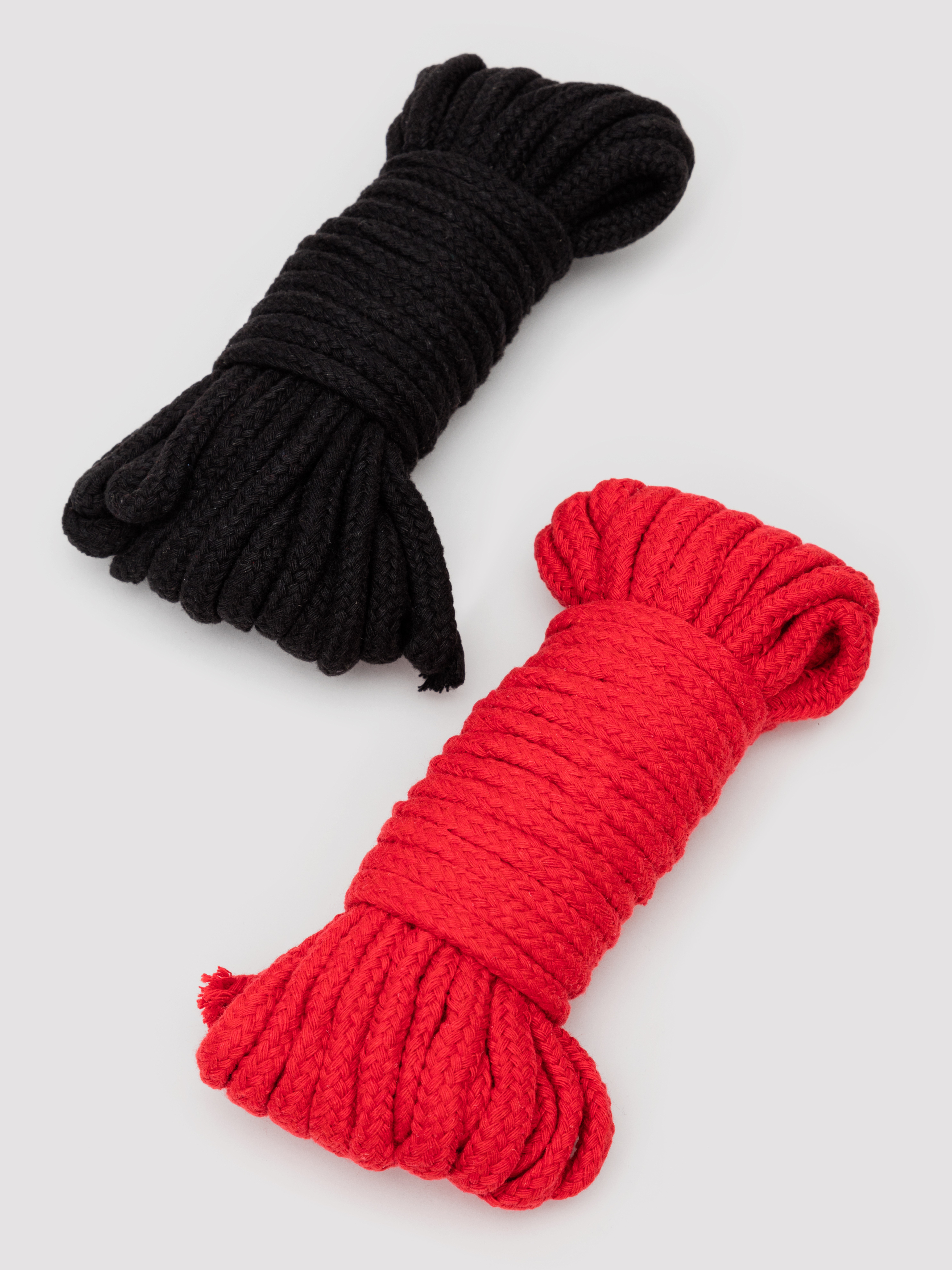 Bondage Boutique Soft Bondage Rope 10 Metre (2 Pack), Black, hi-res