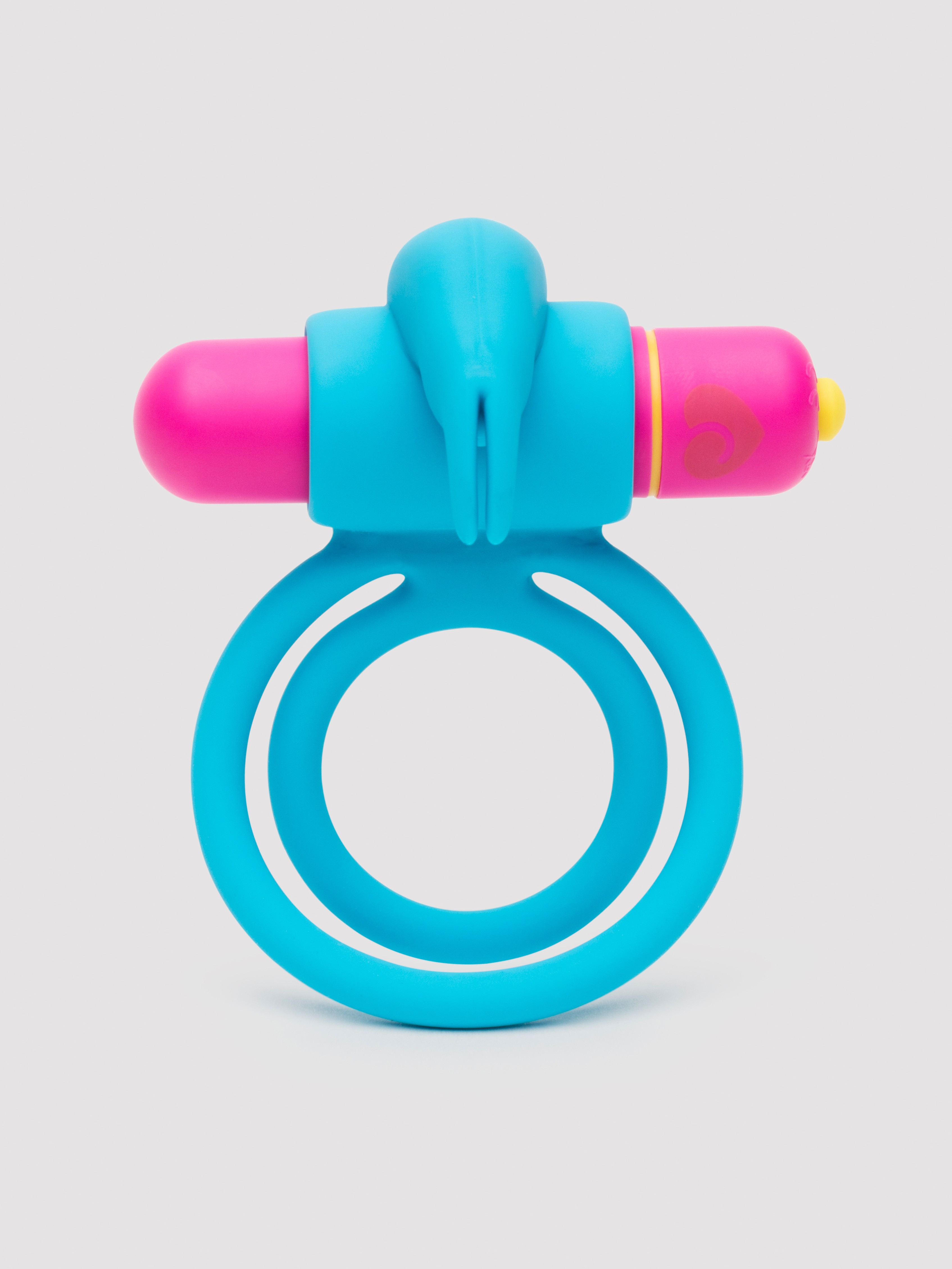 Lovehoney Excite 10 Function Rabbit Love Ring, Blue, hi-res