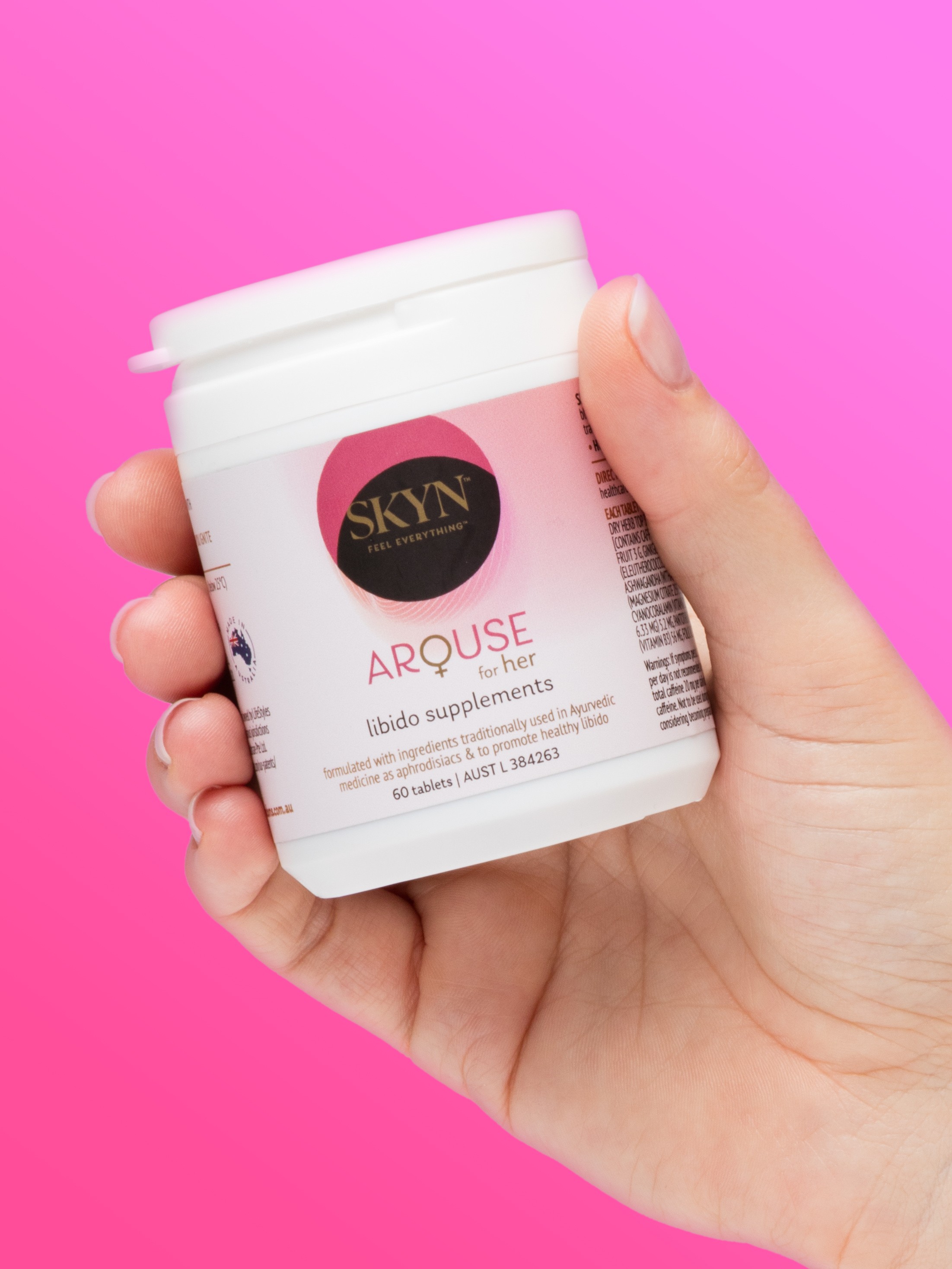 SKYN Arouse For Her Natural Libido Daily Supplement (60 Tablets), , hi-res