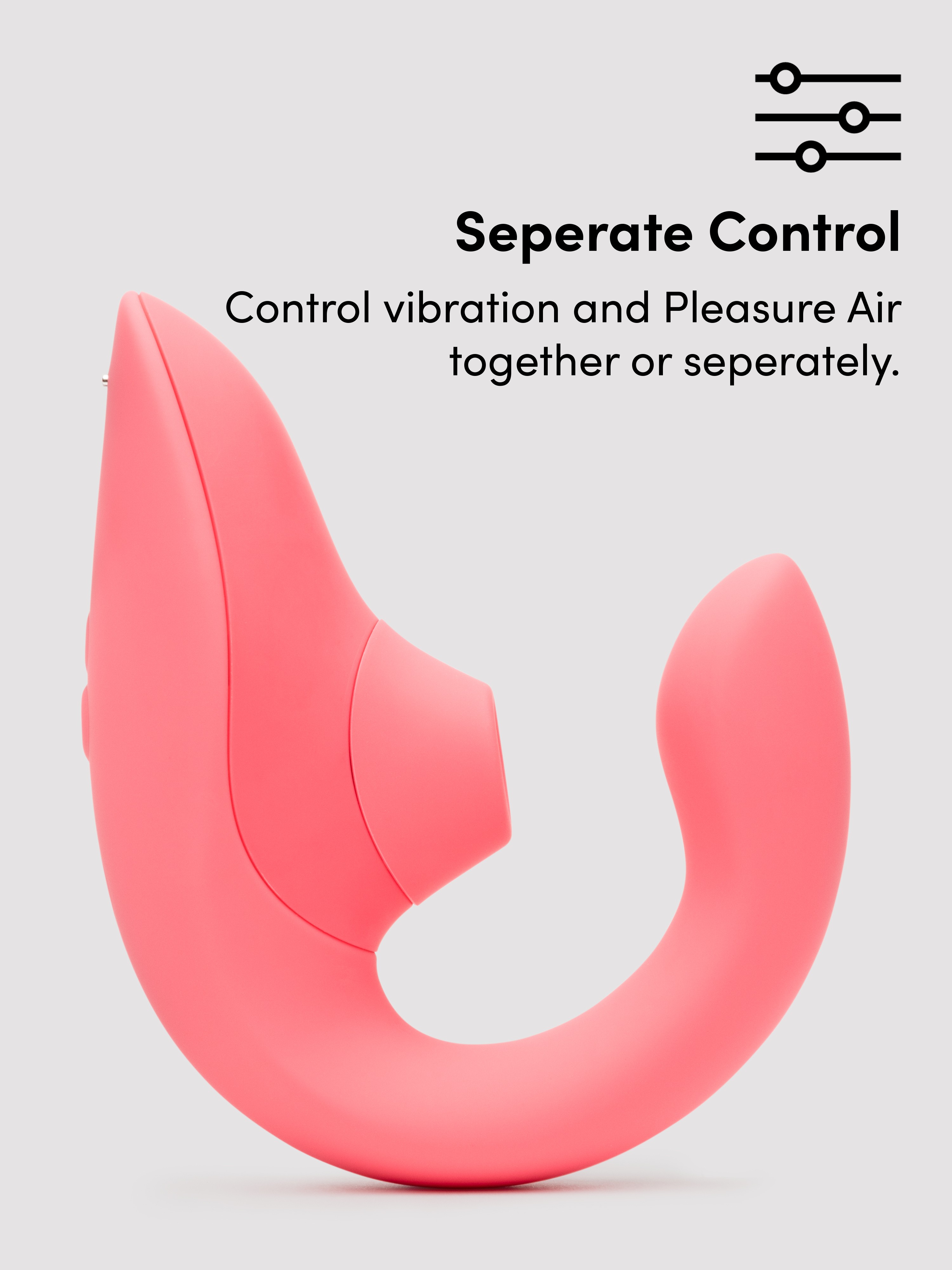 Womanizer Blend Rechargeable G-Spot and Clitoral Stimulator , Light Pink, hi-res