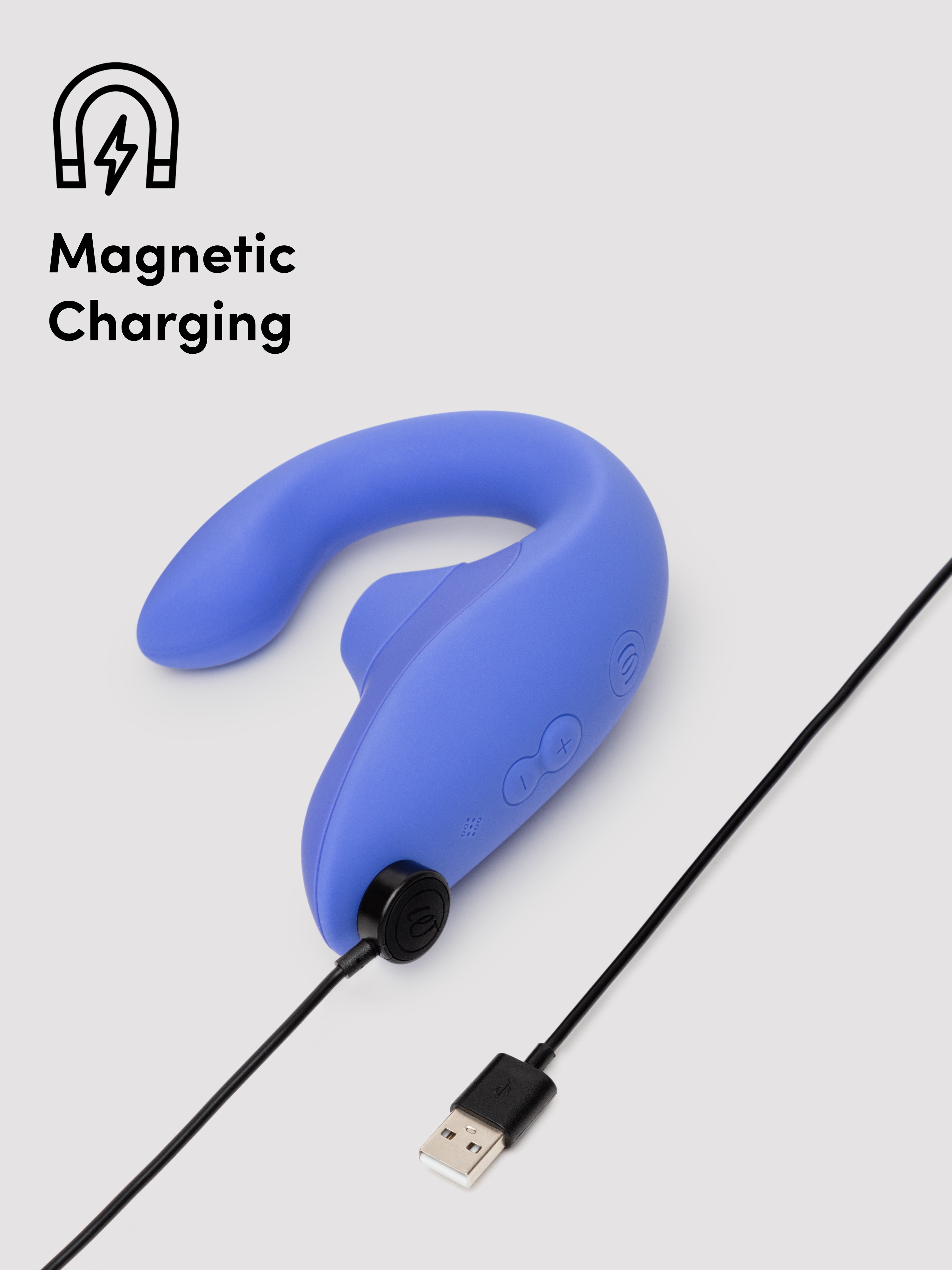 Womanizer Blend Rechargeable G-Spot and Clitoral Stimulator , Blue, hi-res