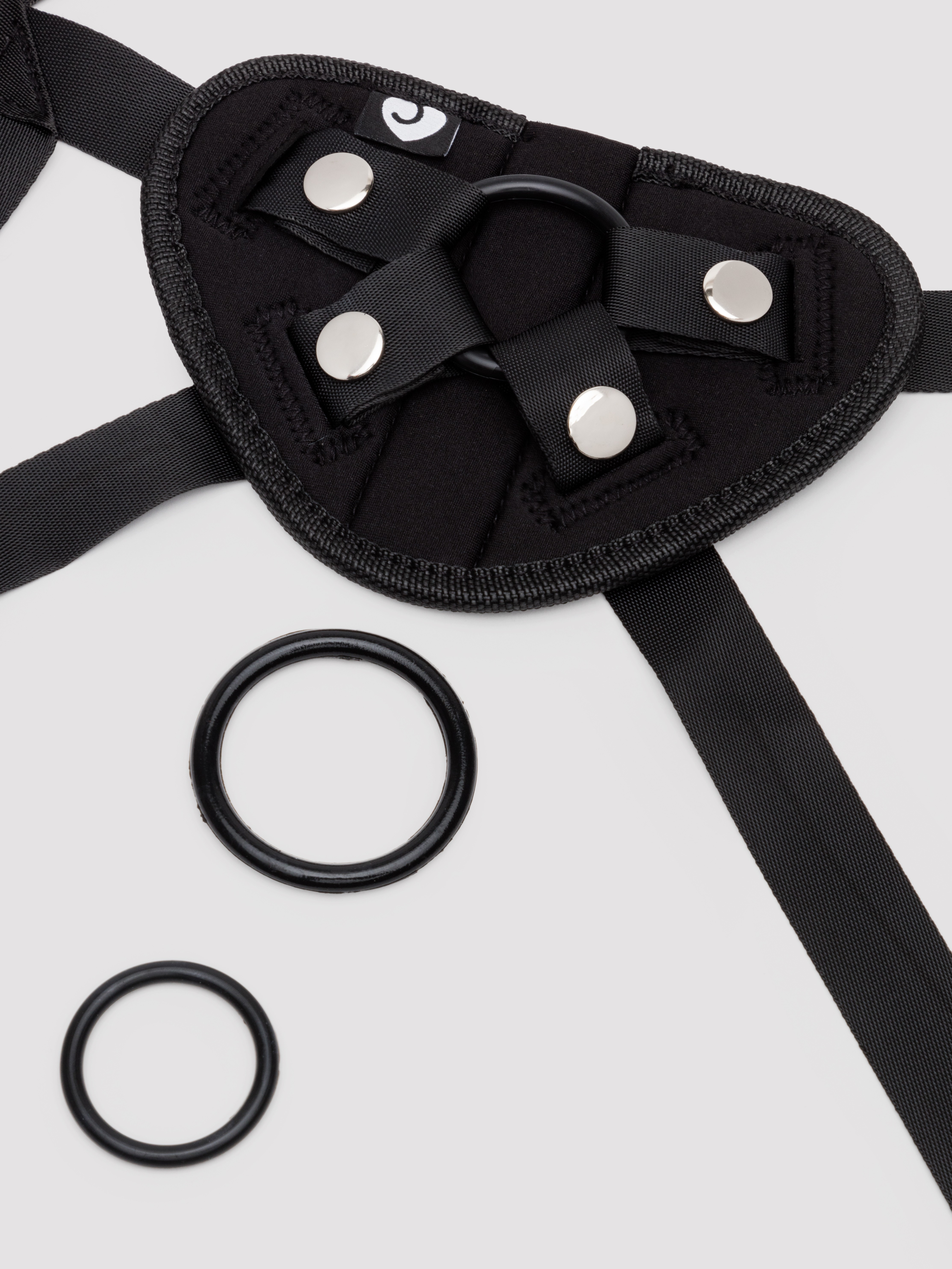 Lovehoney Vibrating Silicone Pegging Kit (4 piece) , Black, hi-res