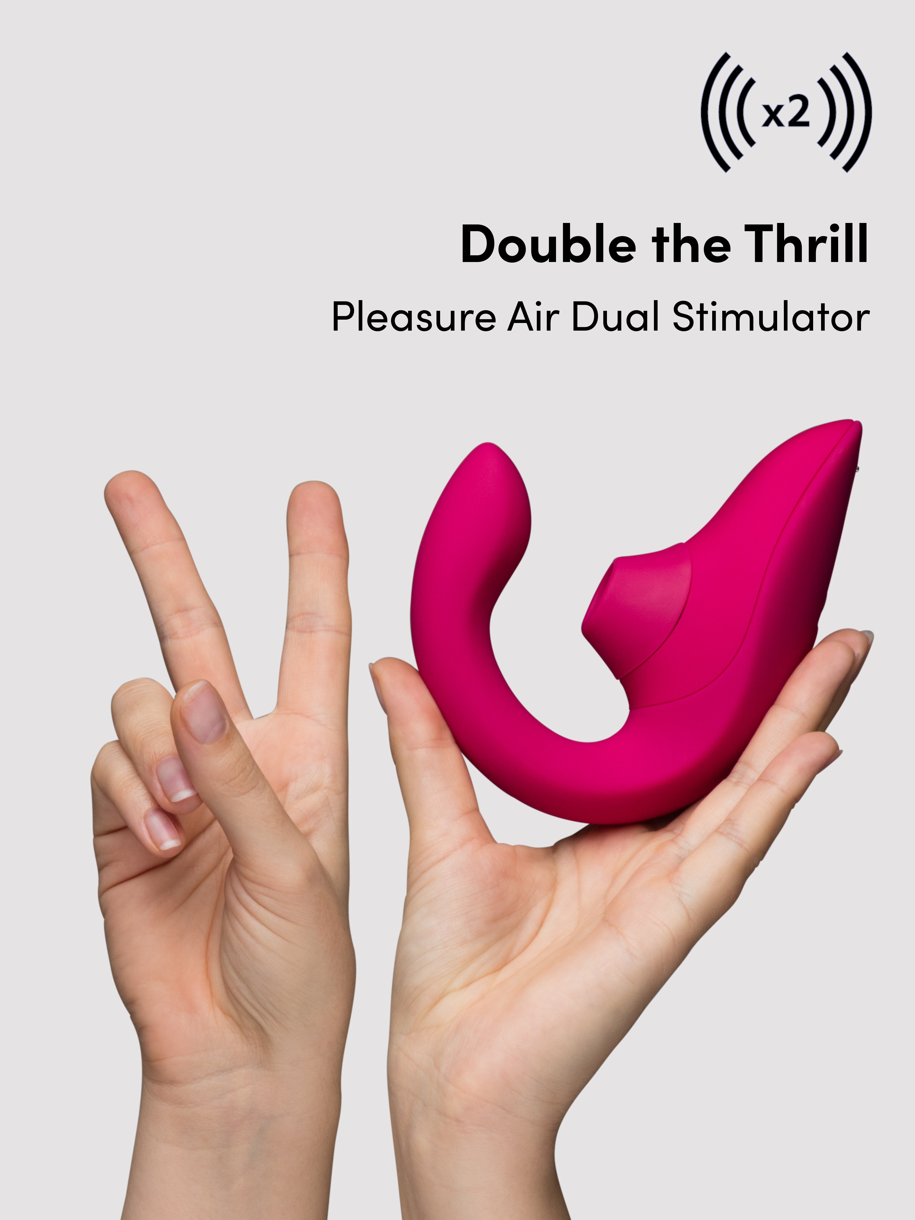 Womanizer Blend Rechargeable G-Spot and Clitoral Stimulator , Pink, hi-res