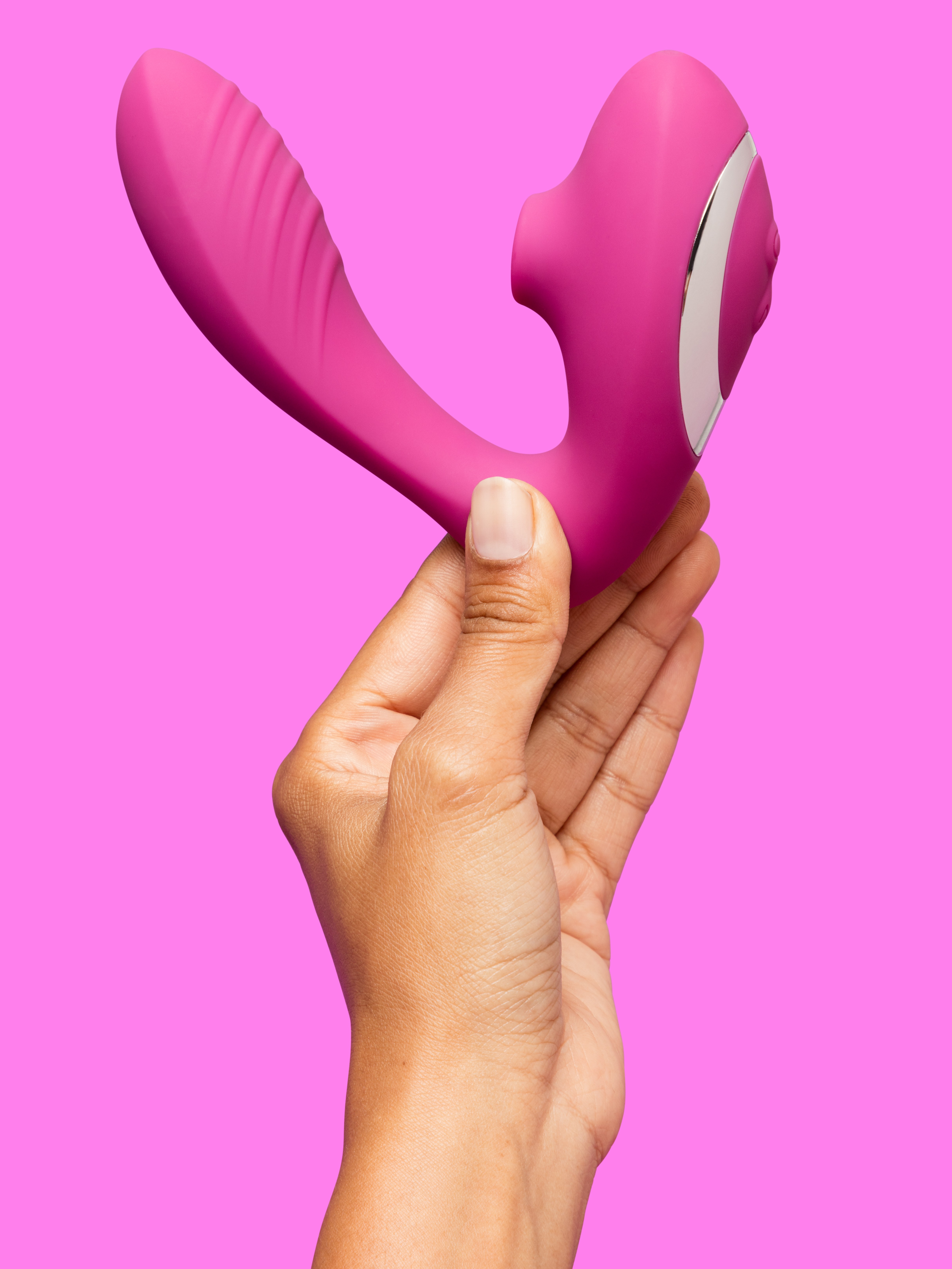 Lovehoney mon ami G-Spot and Clitoral Suction Stimulator, Red, hi-res