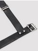 Bondage Boutique Faux Leather Collar to Wrist Restraints, Black, hi-res