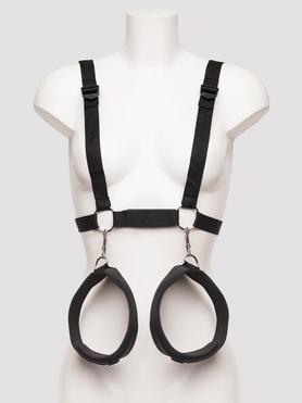 Bondage Boutique Harness with Wrist and Thigh Restraints